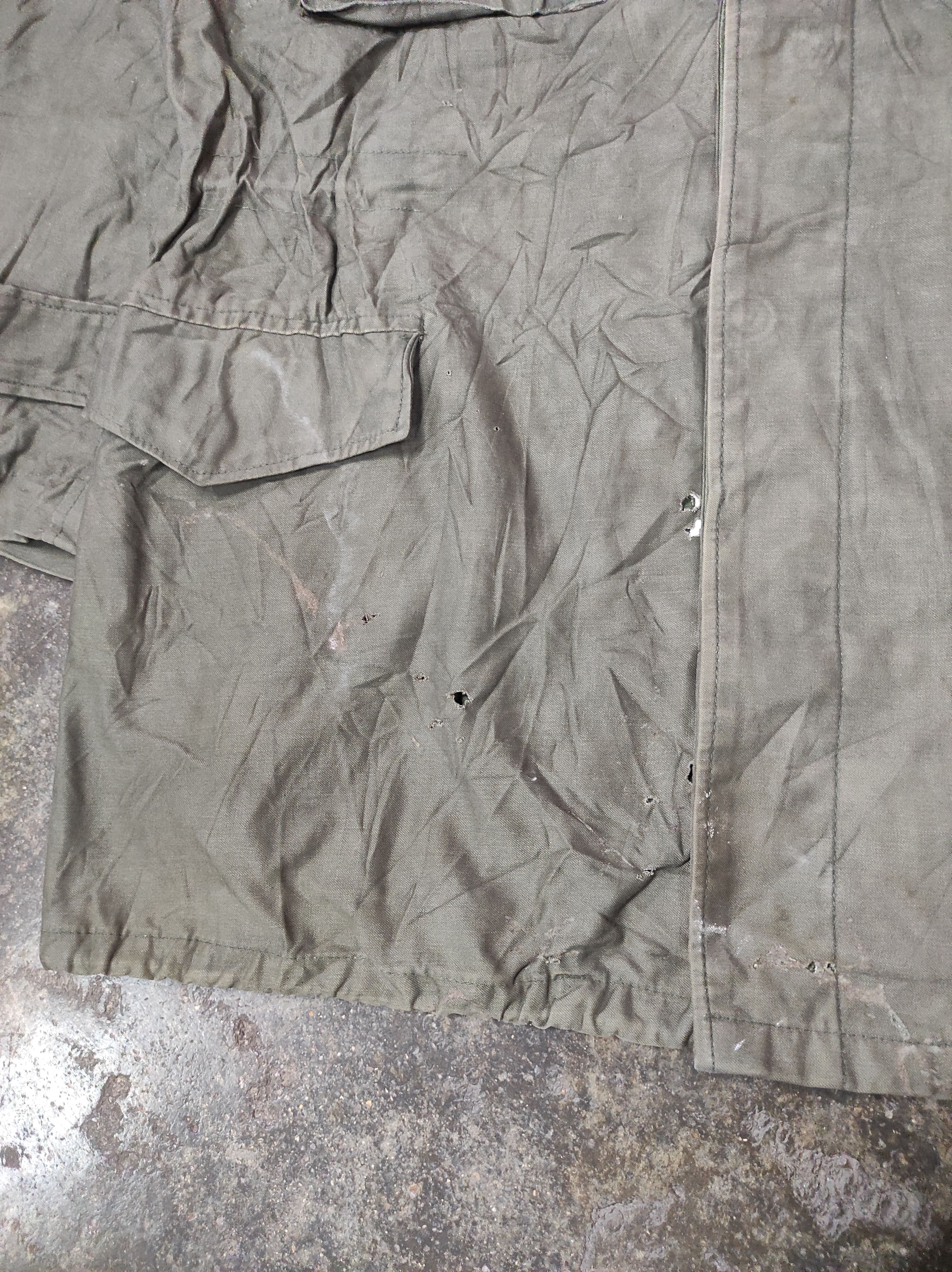 Vintage RARE VTG ARMY MILITARY DISTRESSED JACKET Size US L / EU 52-54 / 3 - 5 Thumbnail
