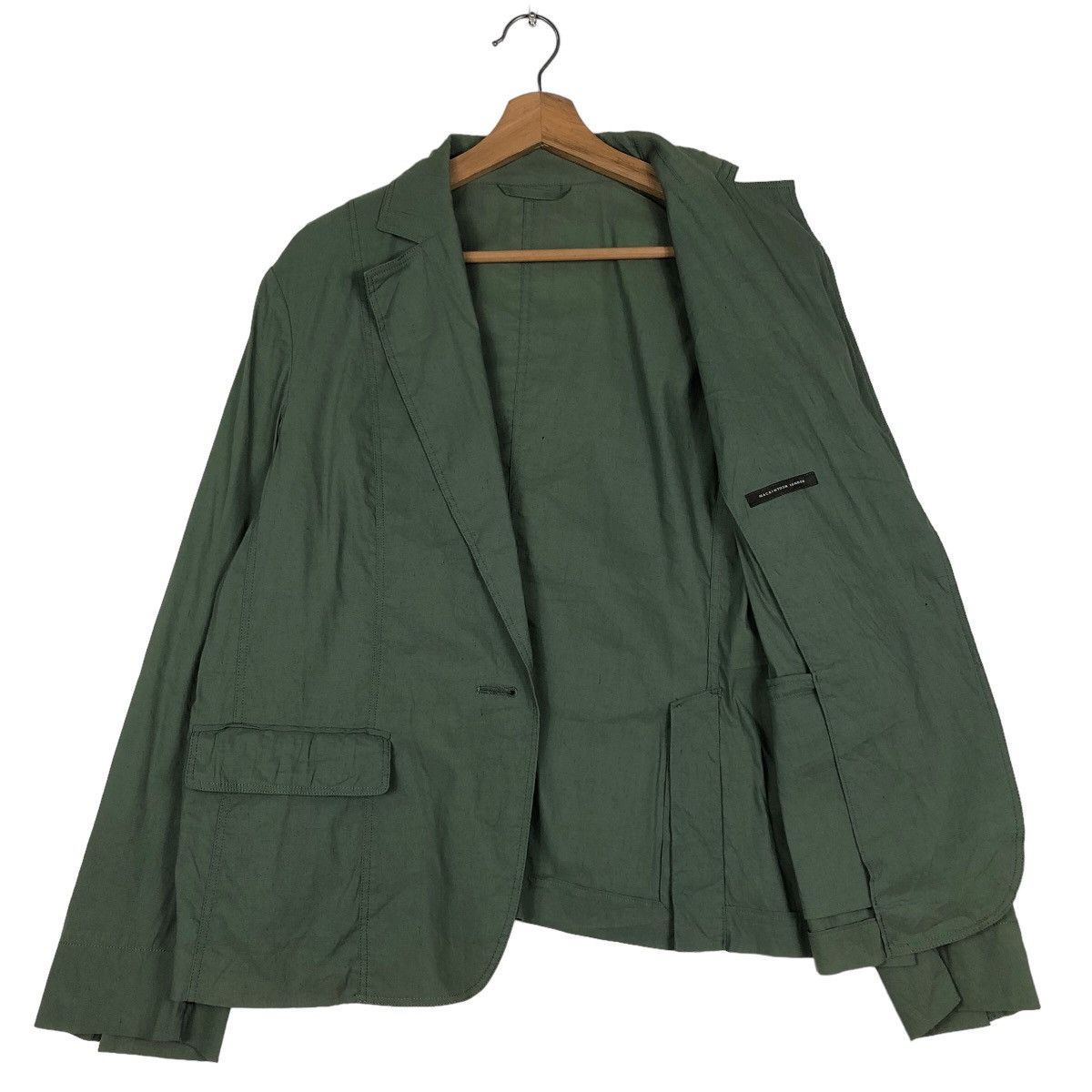 Japanese Brand 🔥Olive Green Military Vintage Chore Jacket Mackintosh Size US M / EU 48-50 / 2 - 11 Thumbnail