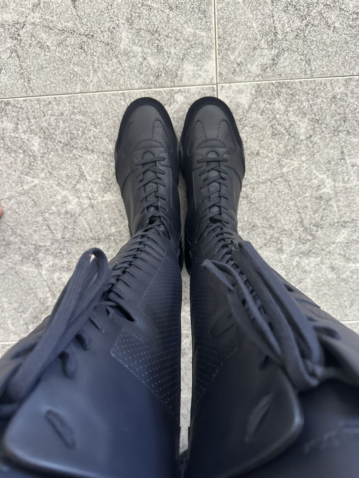 Dior SS 2017 Christian Dior “J’Adior” D-Fence Leather Boots Size US 11 / IT 41 - 17 Thumbnail