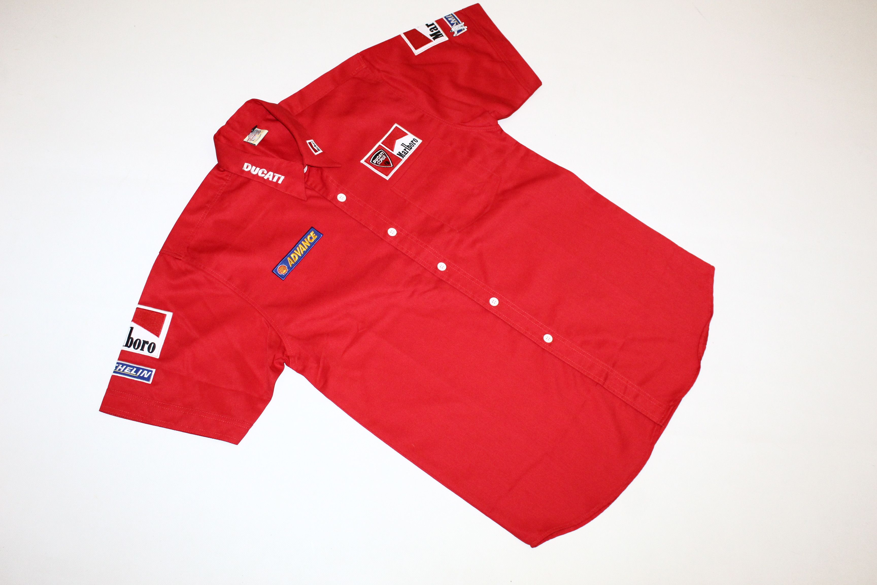 Ducati 💥VTG💥 Marlboro Ducati Corse MotoGP Racing Work Shirt Size US L / EU 52-54 / 3 - 4 Thumbnail