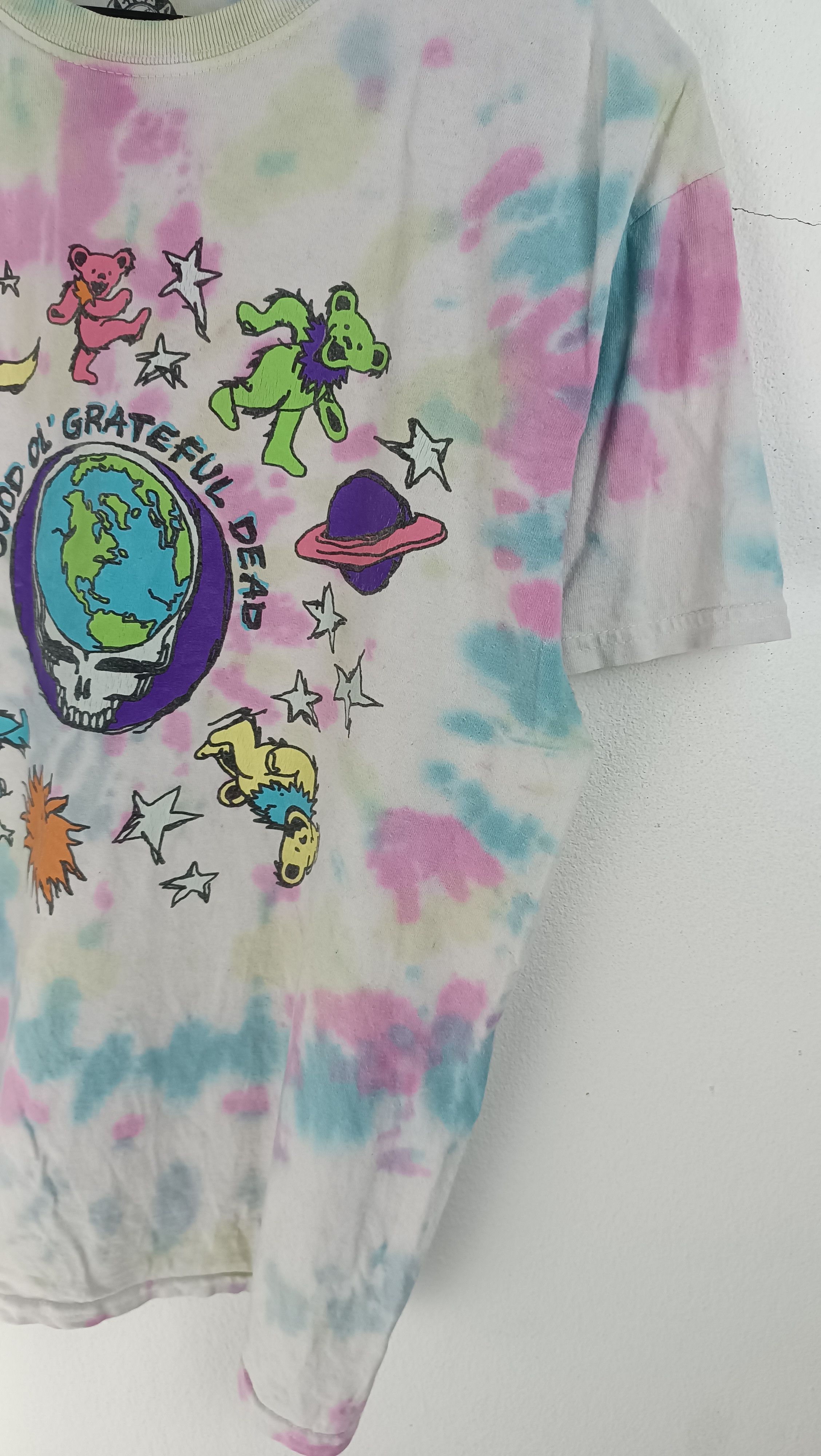 Band Tees VINTAGE GRATEFUL DEAD TIE DYE DANCING BEAR dylan doors Size US M / EU 48-50 / 2 - 7 Thumbnail