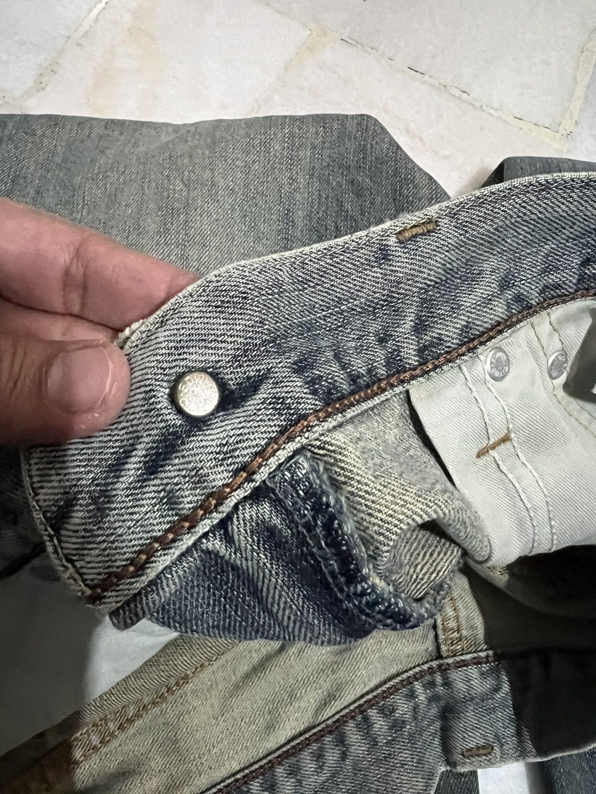 Edwin × If Six Was Nine × Japanese Brand 💥RARE💥Vintage Edwin Faded Blue Jean Japan Size US 31 - 13 Thumbnail
