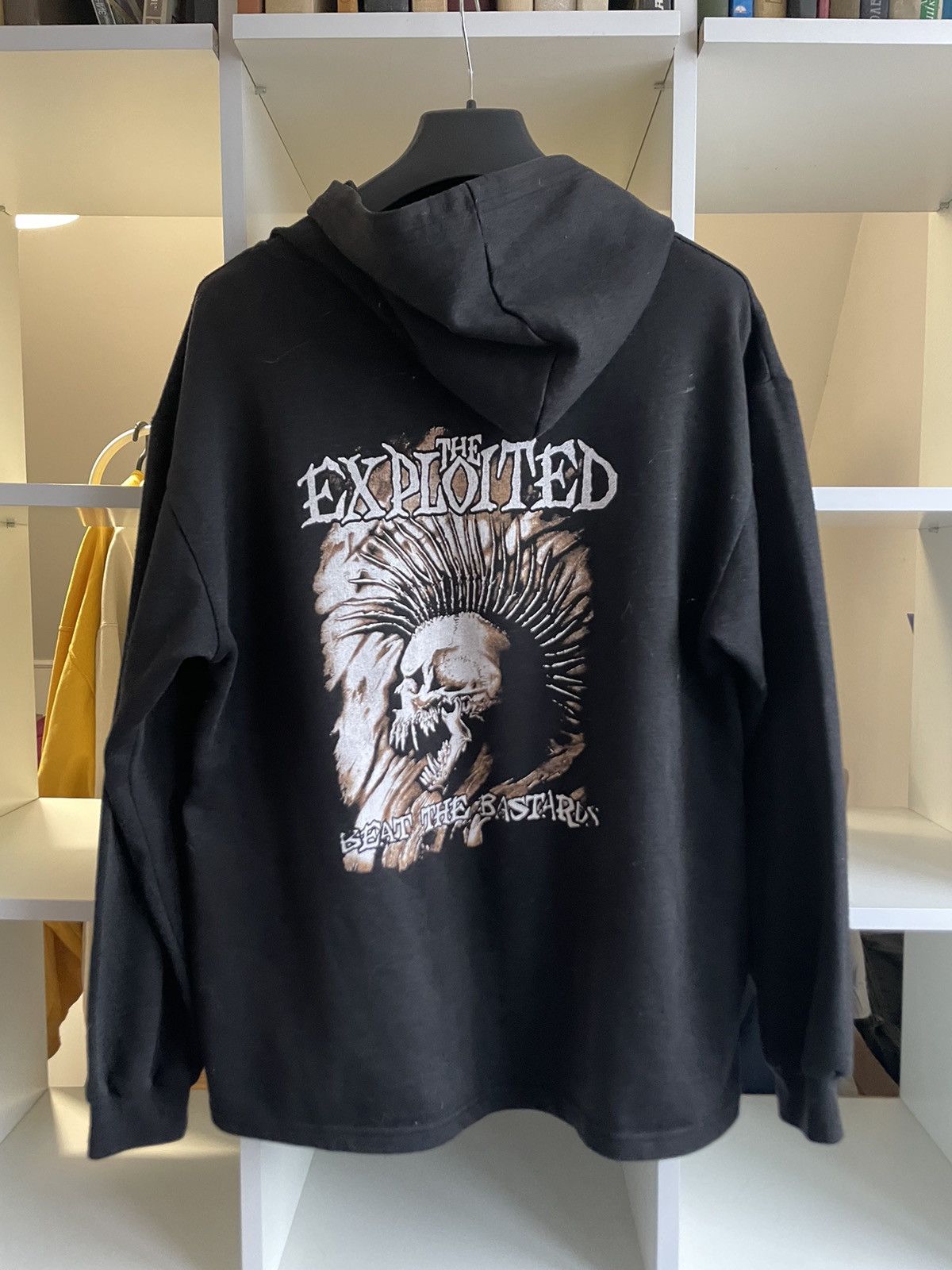 Band Tees × Vintage Vintage The Exploited Punk Band Hoodie Size US M / EU 48-50 / 2 - 6 Thumbnail