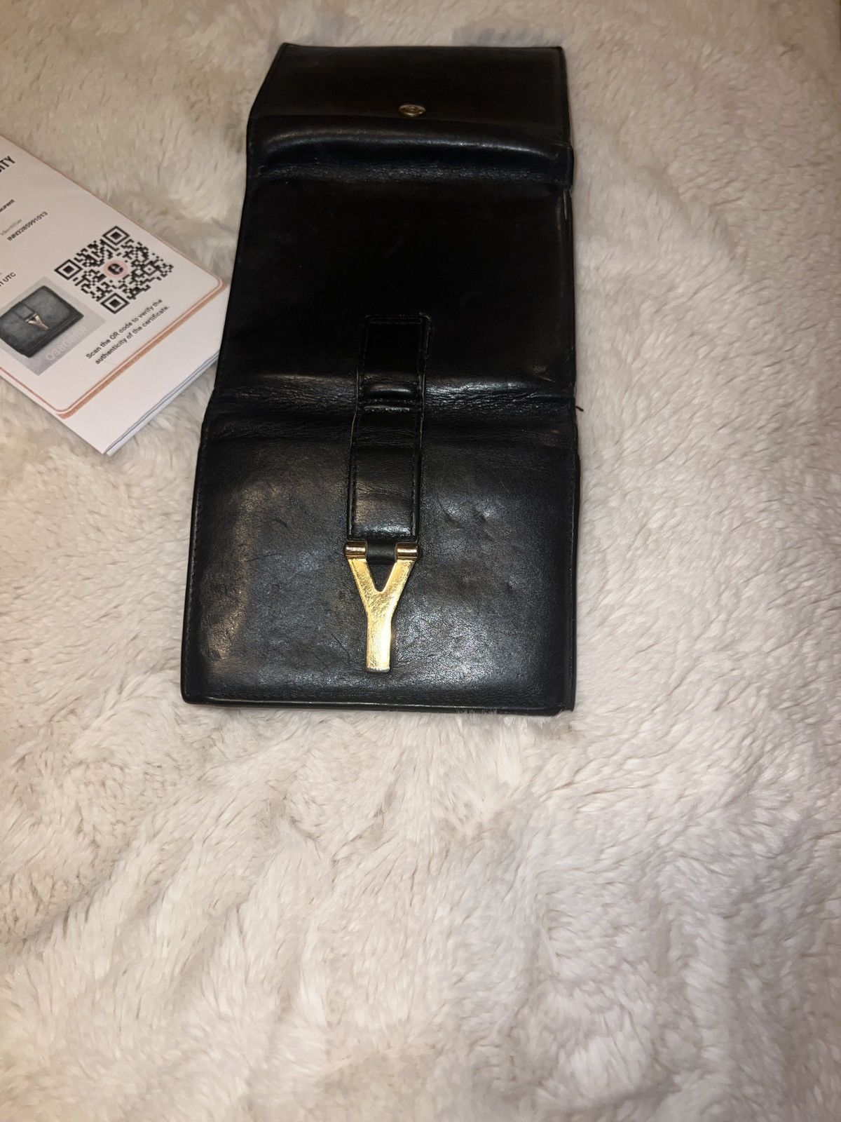 Saint Laurent leather wallet