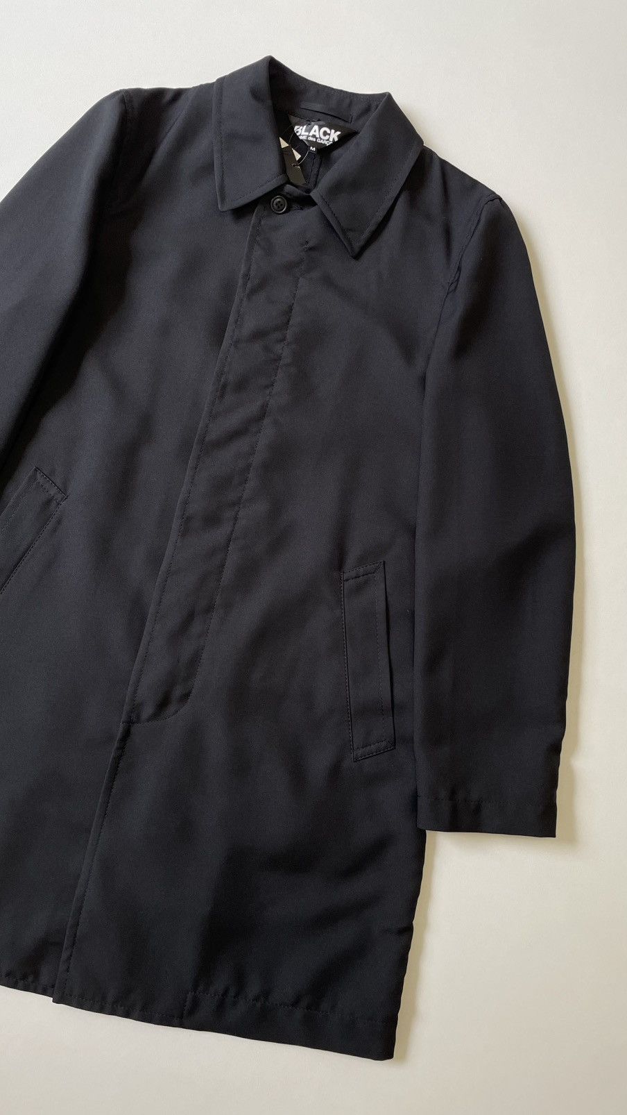 Comme des Garcons S/S 13 Black Nylon Mac Jacket Size US M / EU 48-50 / 2 - 15 Thumbnail