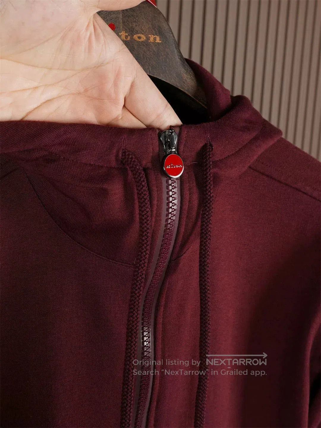 Kiton Kiton Hooded Sport Jacket in Cashmere Blend. Size US S / EU 44-46 / 1 - 5 Thumbnail