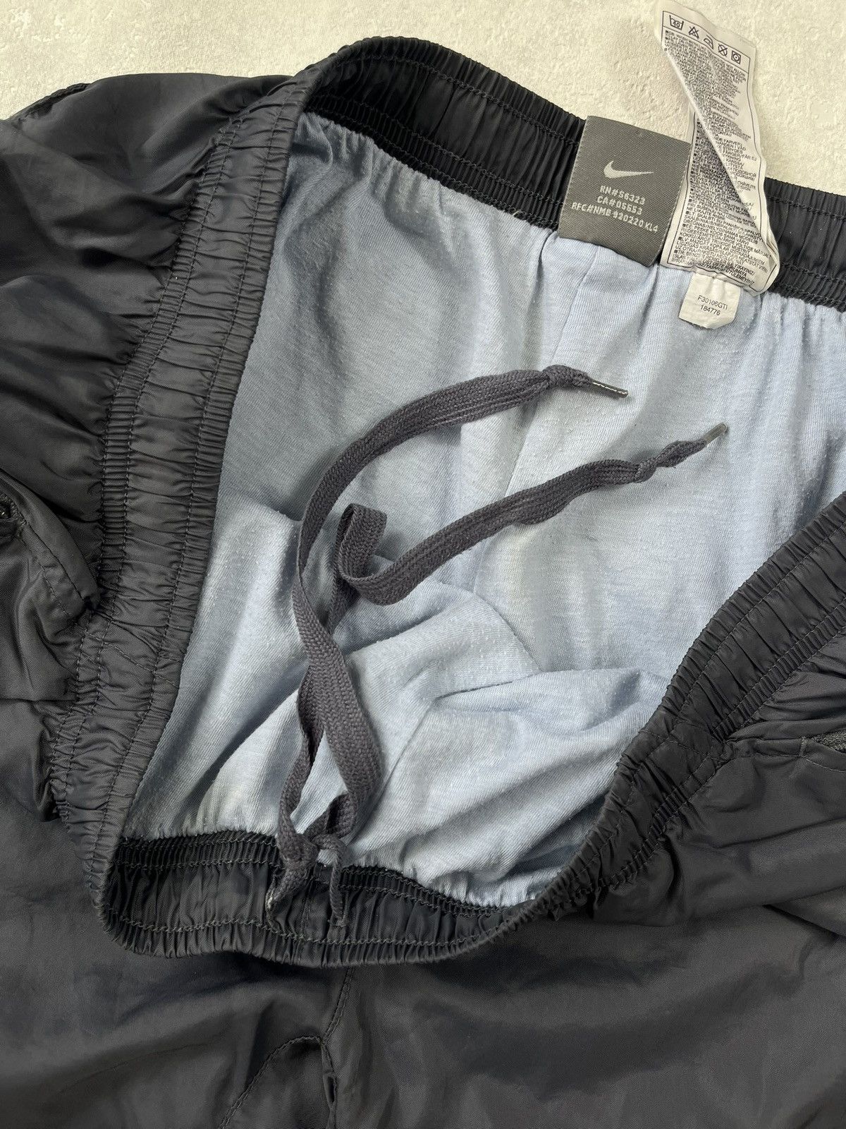 Nike × Vintage 90s Nike Swoosh Vintage Y2K Oversized Parachute Nylon Pants Size US 34 / EU 50 - 5 Thumbnail