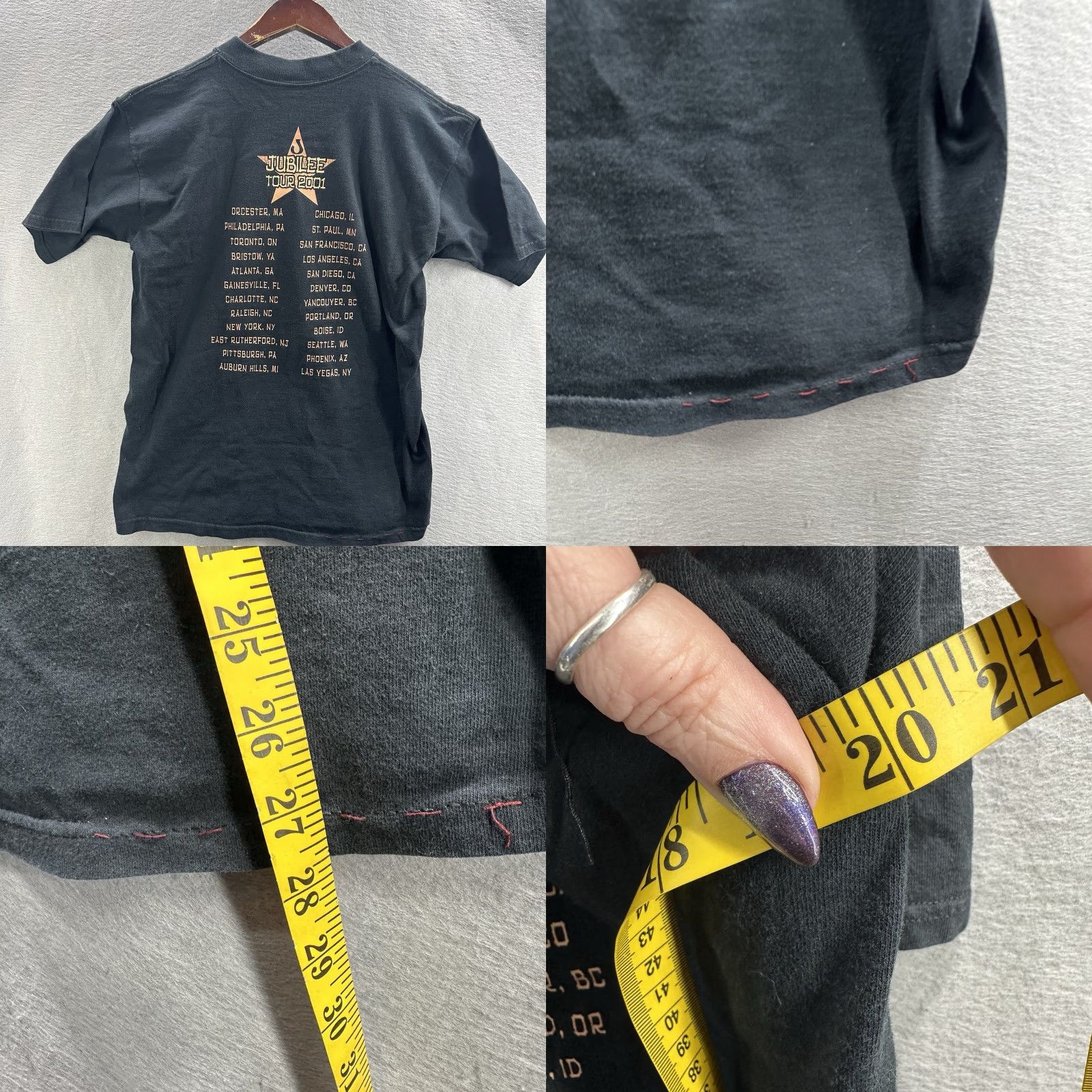 Etro Vintage Janes Addiction Jubilee Tour T Shirt Medium All Sport Tag 2001 Y2k Retro Black Cotton Crew Neck Short Sleeve Men M Size US M / EU 48-50 / 2 - 8 Thumbnail