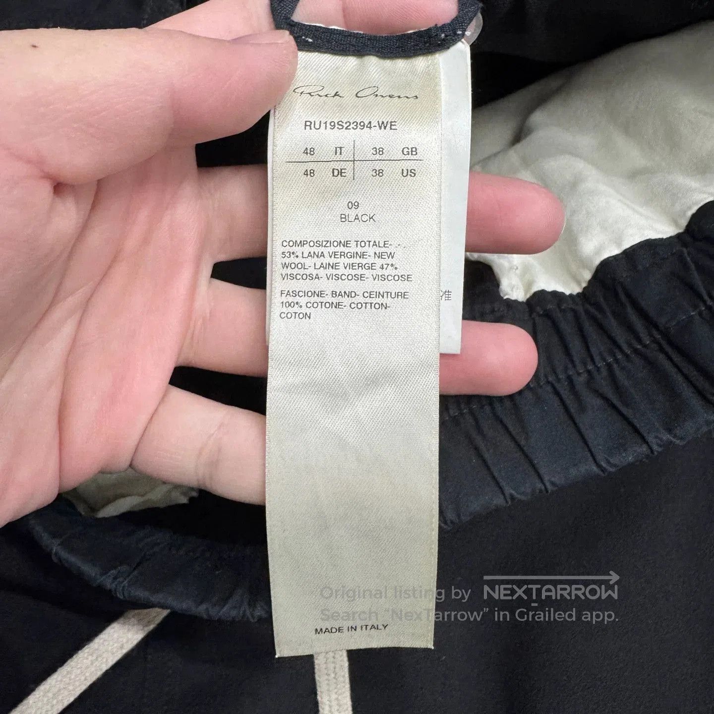 Rick Owens Rick Owens Wool Jogger Pants. Size US 32 / EU 48 - 4 Thumbnail