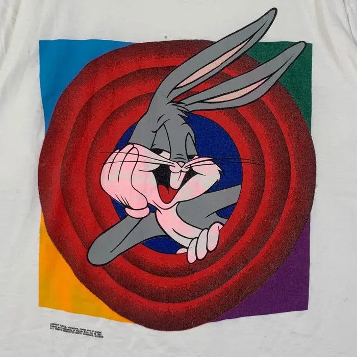 Changes Vintage 1992 BUGS BUNNY BULLEYE Looney Tunes Tee Shirt Size US XL / EU 56 / 4 - 2 Thumbnail