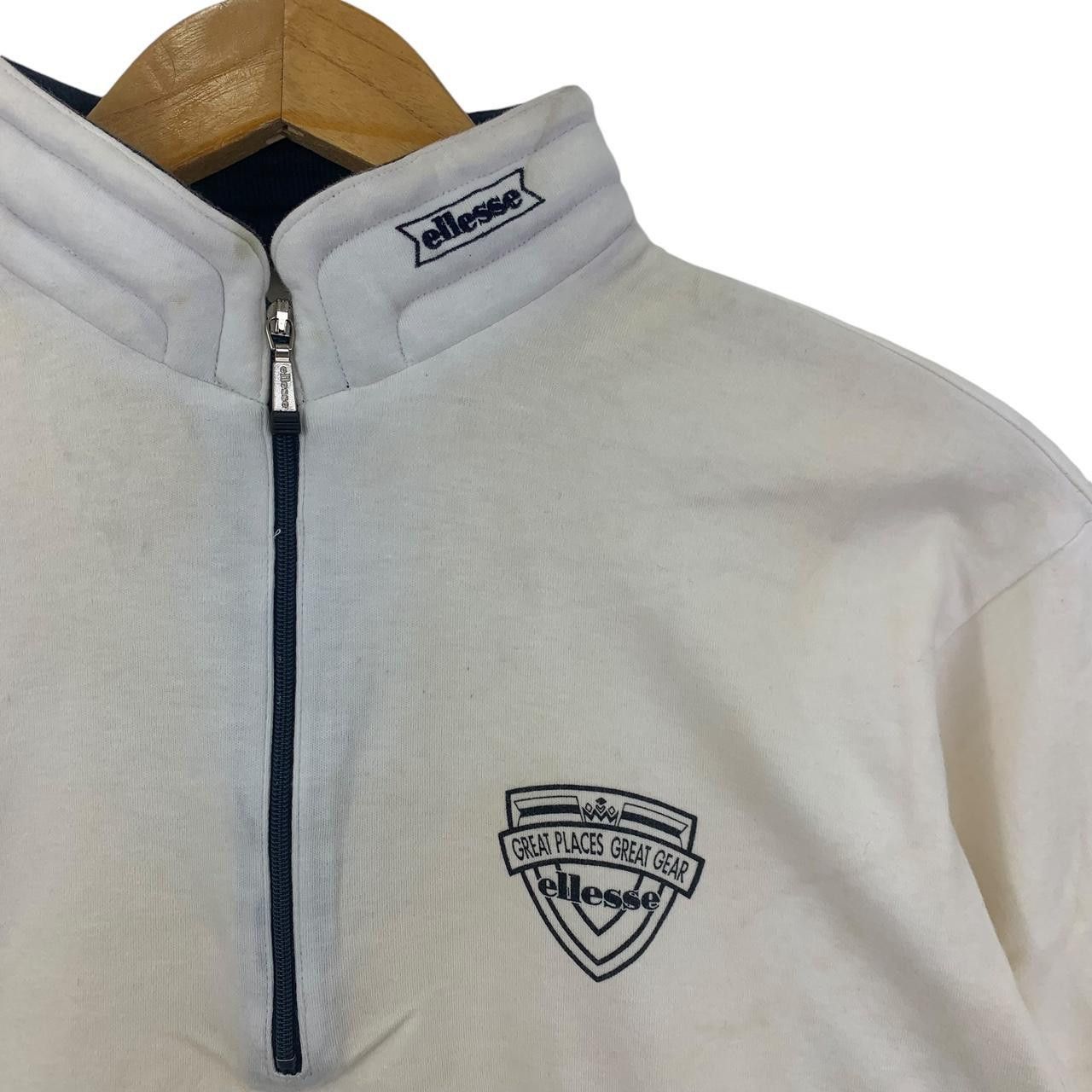 Vintage Vintage 90’ ELLESSE ITALIA Half Zipper Great Gear Jacket Size S / US 4 / IT 40 - 3 Thumbnail