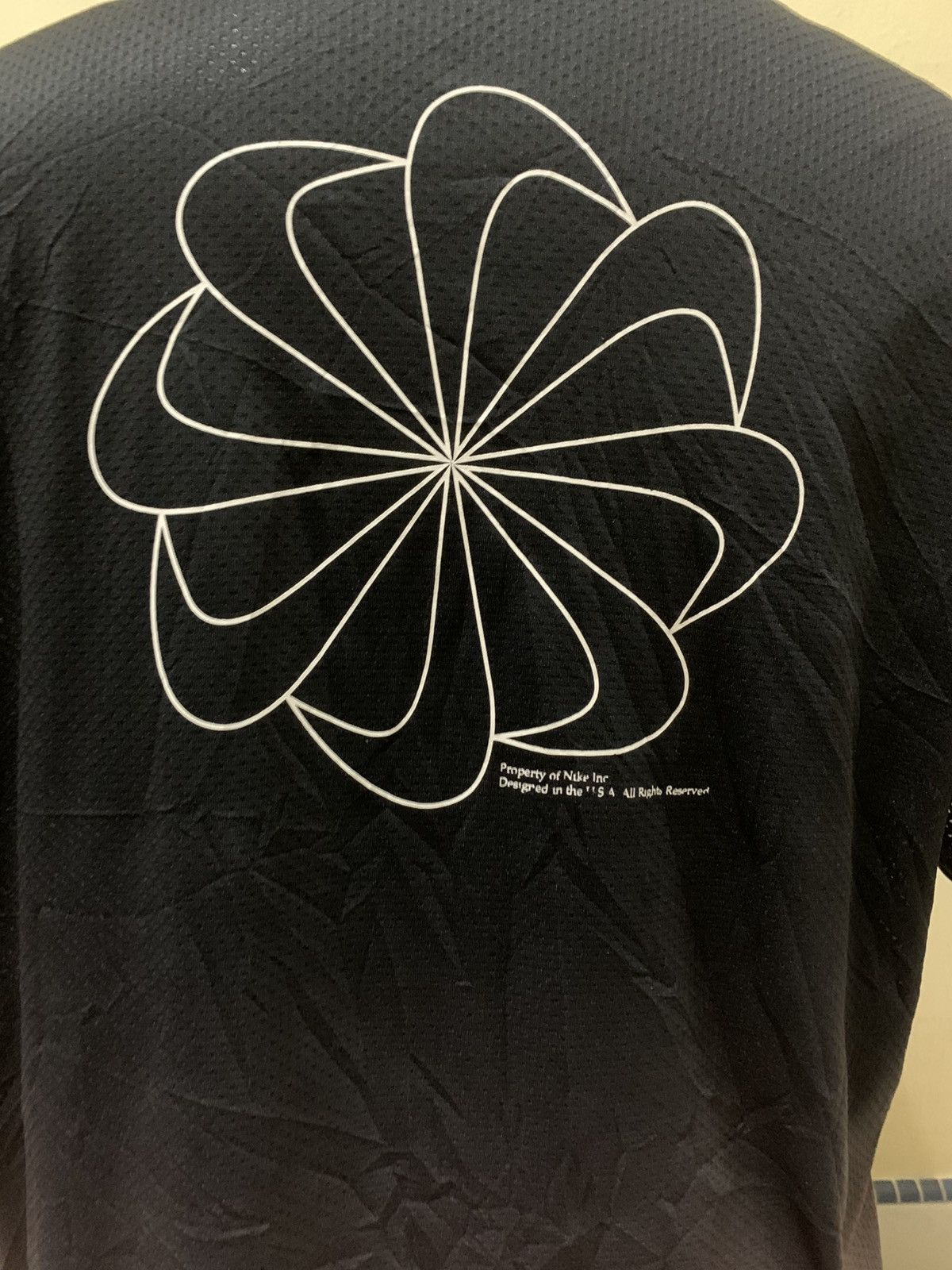 Nike DRI-FIT Running Short Sleeve Jersey Breathable Shirt Jog Size US XL / EU 56 / 4 - 6 Thumbnail