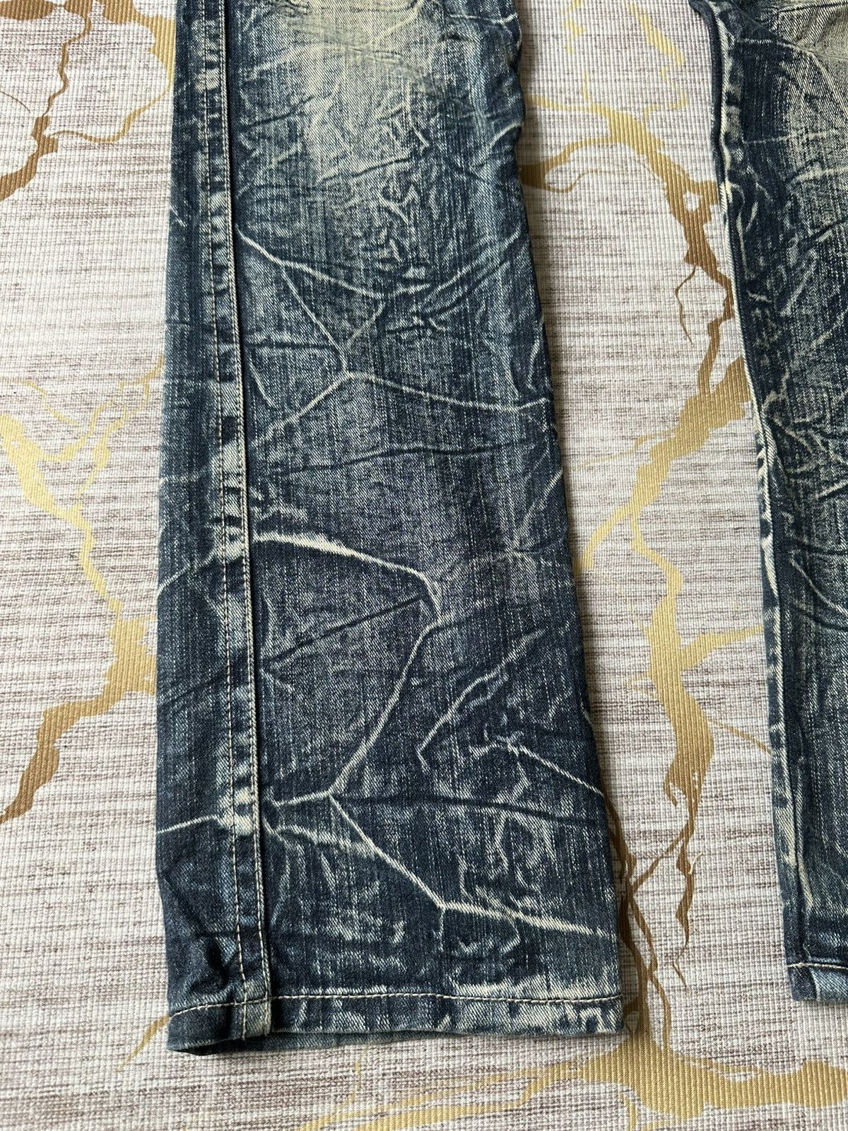 Japanese Brand Tommorow Claw Marks Patches Design Denim Size US 32 / EU 48 - 6 Thumbnail