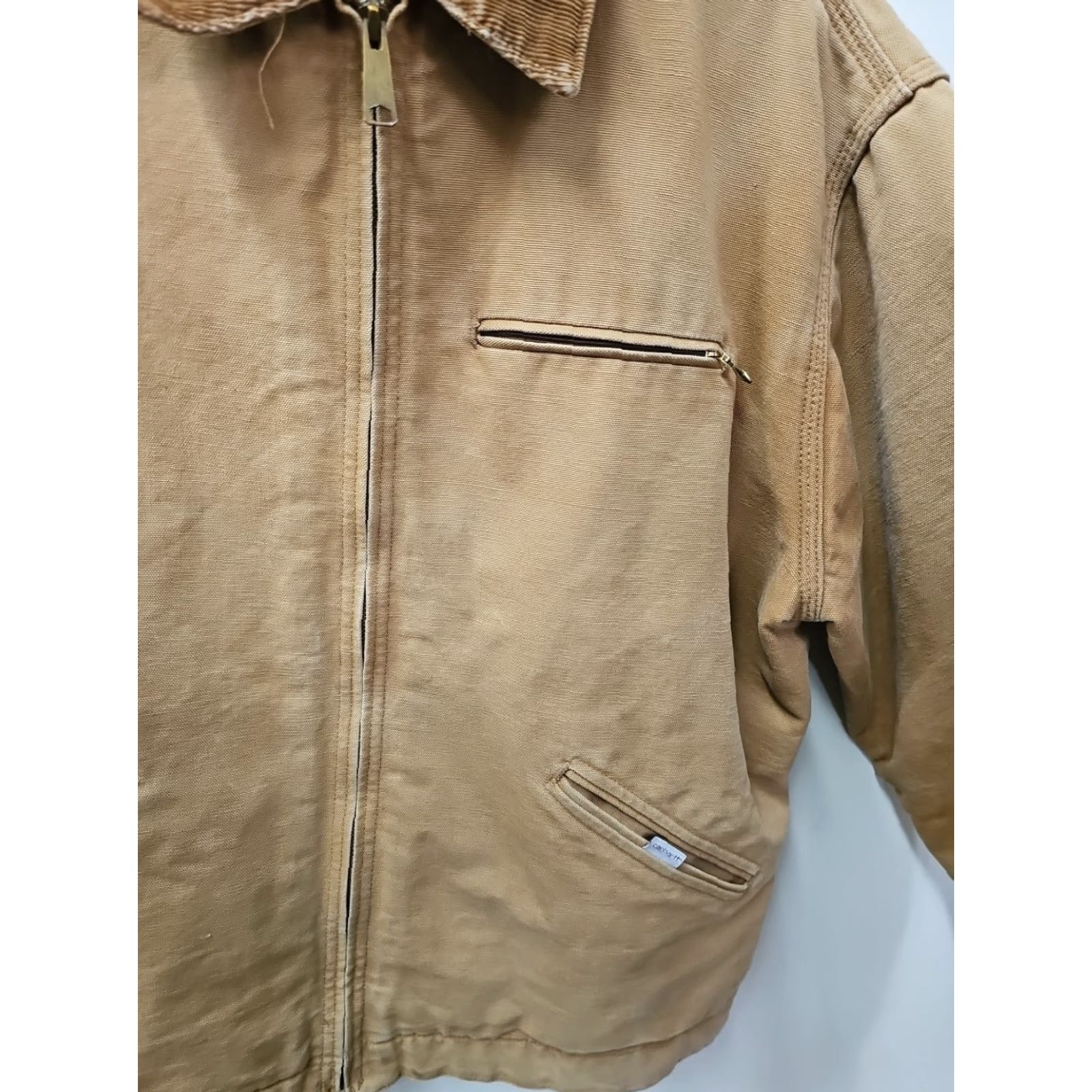 Carhartt VINTAGE Carhartt Jacket Shoulder? No - Use accurate: Carhartt J97 Jacket Mens 90s Workwear Brown L/XL Blanket Lined Distressed Faded USA Size US M / EU 48-50 / 2 - 4 Thumbnail