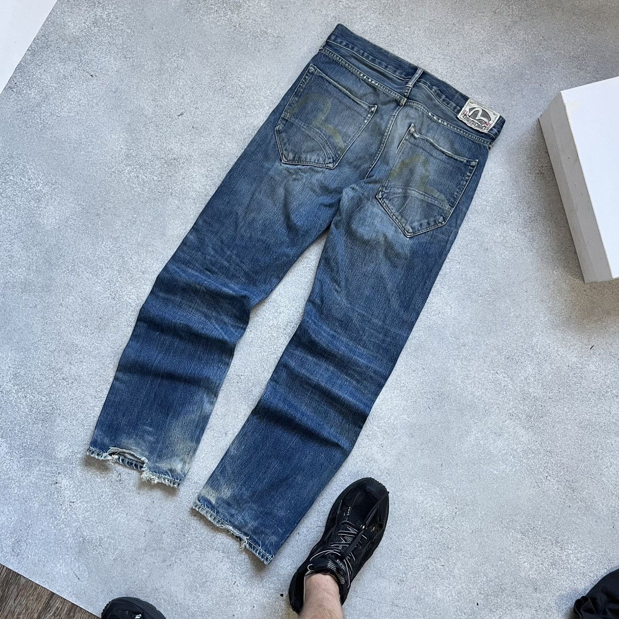 Evisu × Puma Evisu x Puma Jeans Baggy Y2K Size US 32 / EU 48 - 2 Thumbnail