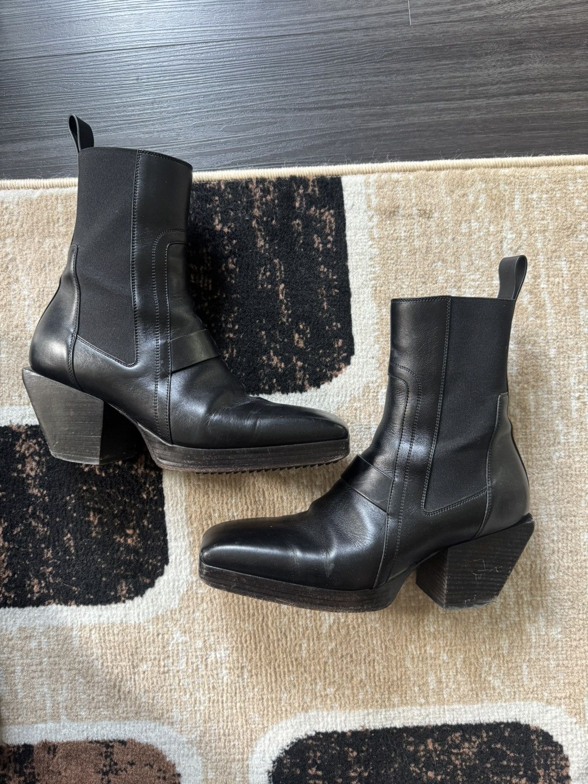 rickowens sliver boots サイドゴア ヒールブーツ 41 楽天市場】Rick