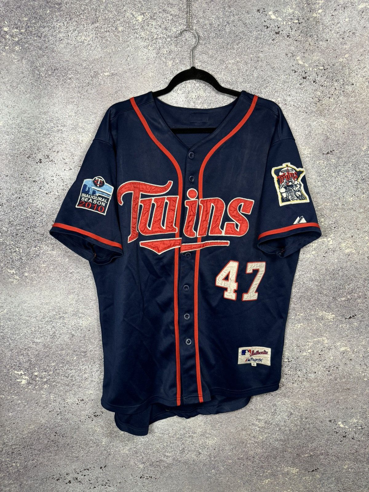 Majestic MLB Minnesota Twins 2010 LIRIANO #47 Majestic Jersey Size US L / EU 52-54 / 3 - 1 Thumbnail