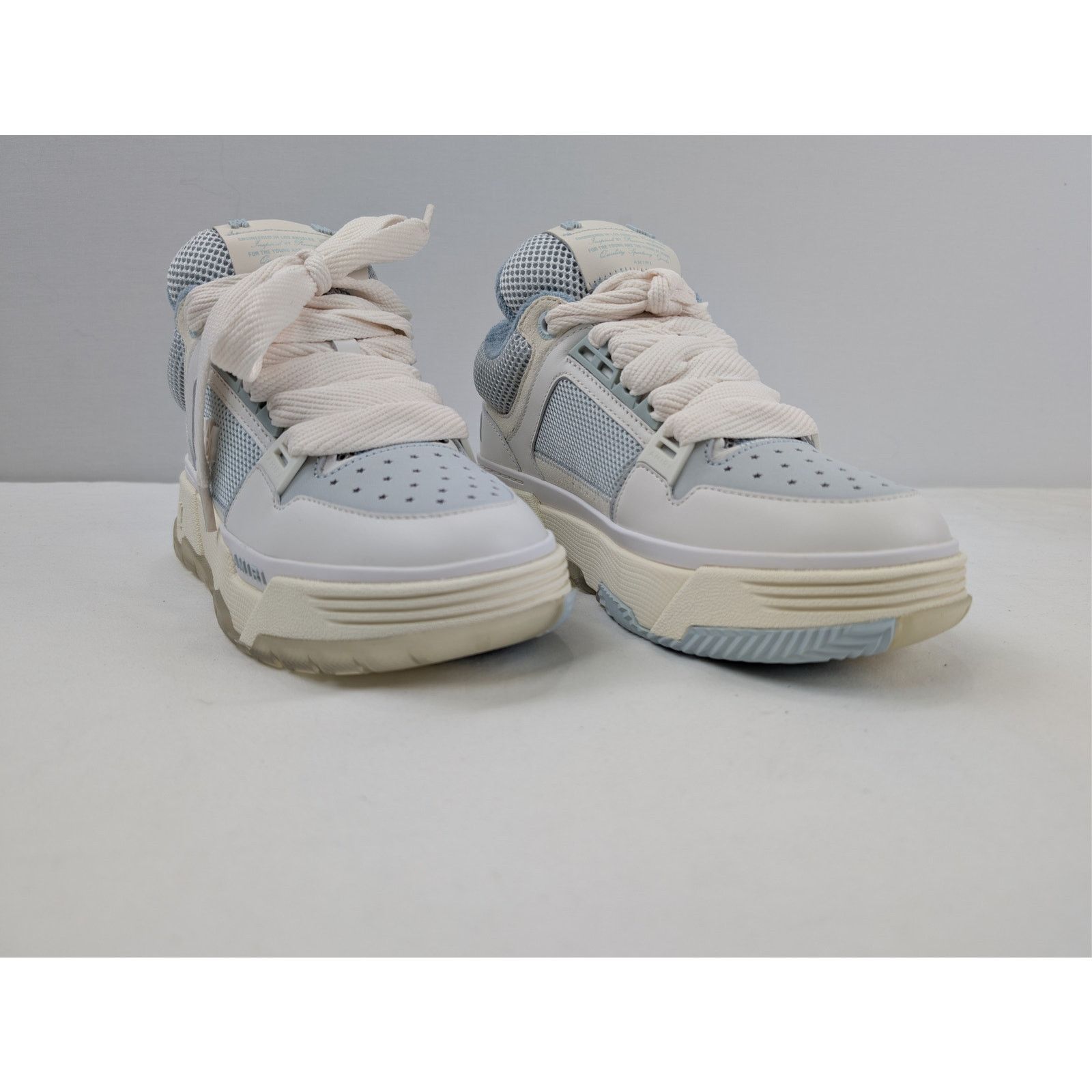 Amiri o1rshd1 MA-1 Sneakers in Ice Blue Size US 7 / IT 37 - 5 Thumbnail