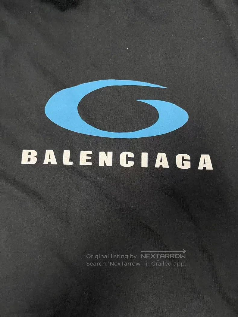 Balenciaga Balenciaga Letter Logo Pattern Printed Crew Neck Short Sle Size US S / EU 44-46 / 1 - 3 Thumbnail