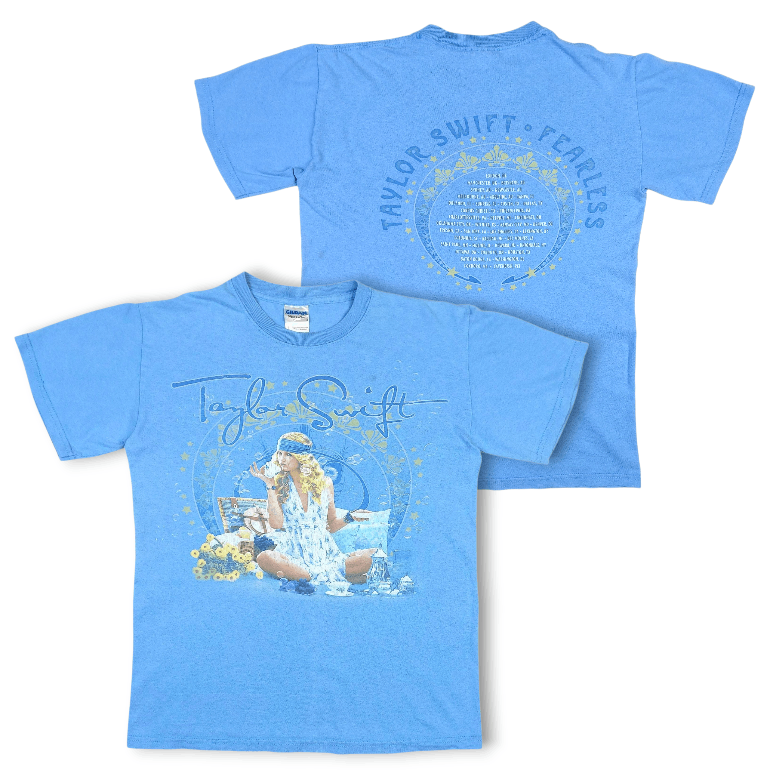 Band Tees Vintage 2009 Taylor Swift Fearless Tour Concert Tee Size US S / EU 44-46 / 1 - 1 Thumbnail