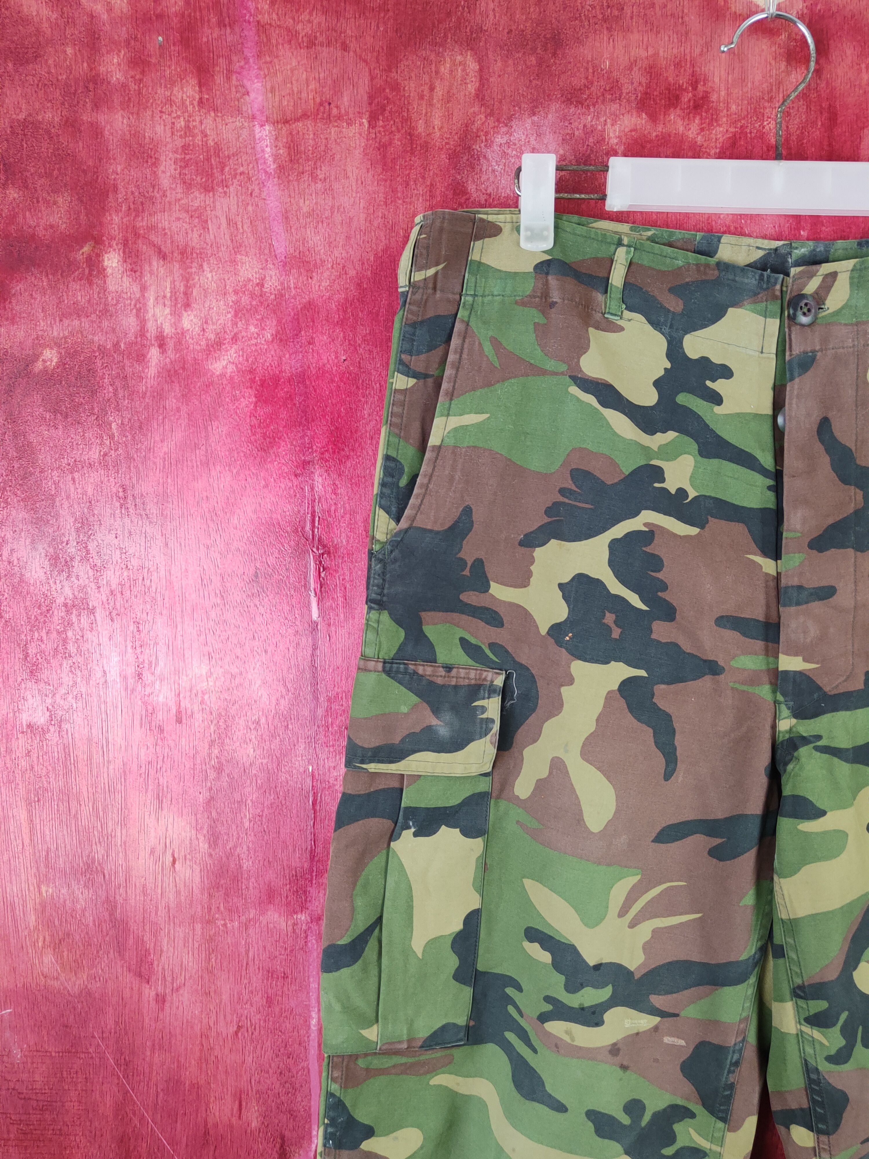 Japanese Brand DL vintage military Camo Tactical Cargo Pants #S1840 Size US 34 / EU 50 - 3 Thumbnail
