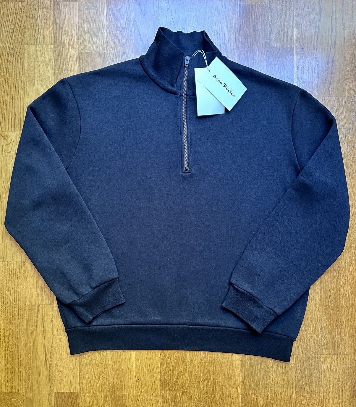 Acne Studios Acne Studios Black Zip Sweater XL Size US XL / EU 56 / 4 - 2 Thumbnail