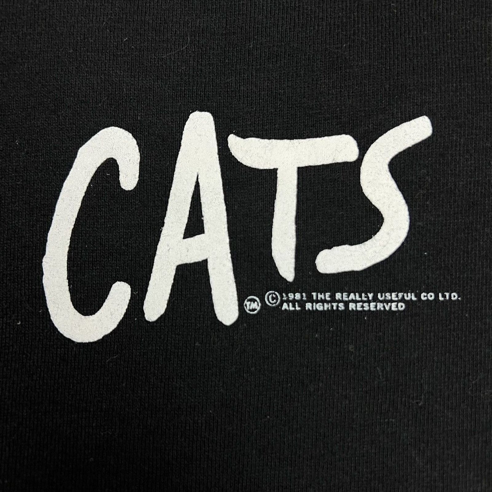 Vintage Vintage 1981 Cats Musical Sweatshirt Double Sided Pullover Size US XL / EU 56 / 4 - 2 Thumbnail
