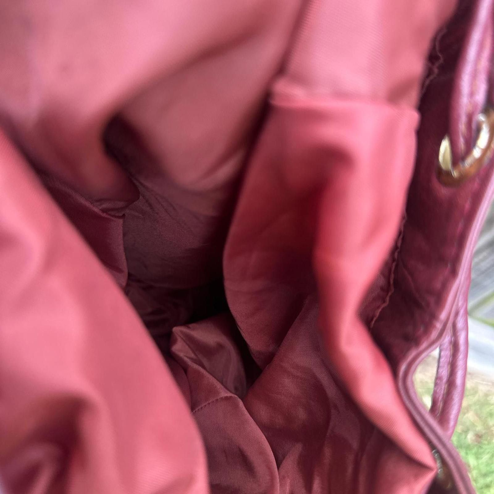 Other Burgundy leather backpack with a boho vibe #backpacklove Size ONE SIZE - 6 Thumbnail