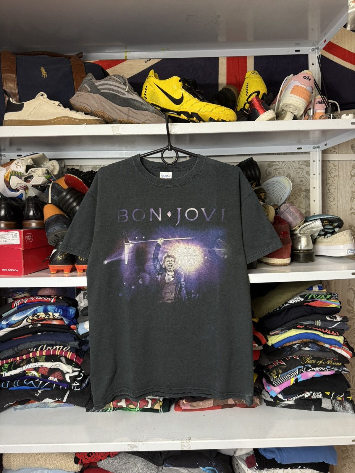 Band Tees Bon Jovi Because We Can Black T-Shirt Men's Size US M / EU 48-50 / 2 - 1 Thumbnail