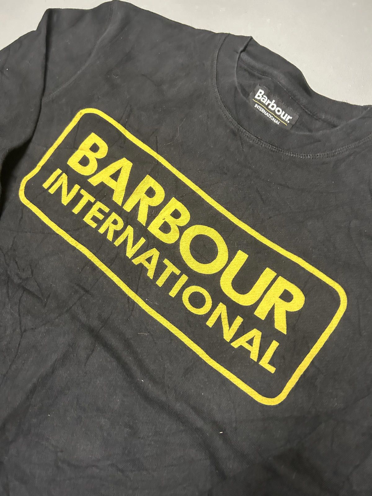 Barbour Barbour International Black Sweatshirt with Bold Logo Size US M / EU 48-50 / 2 - 3 Thumbnail