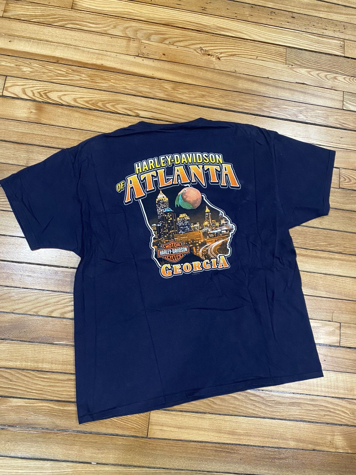 Harley Davidson × Vintage HD Atlanta GA Tshirt XL Size US XL / EU 56 / 4 - 2 Thumbnail