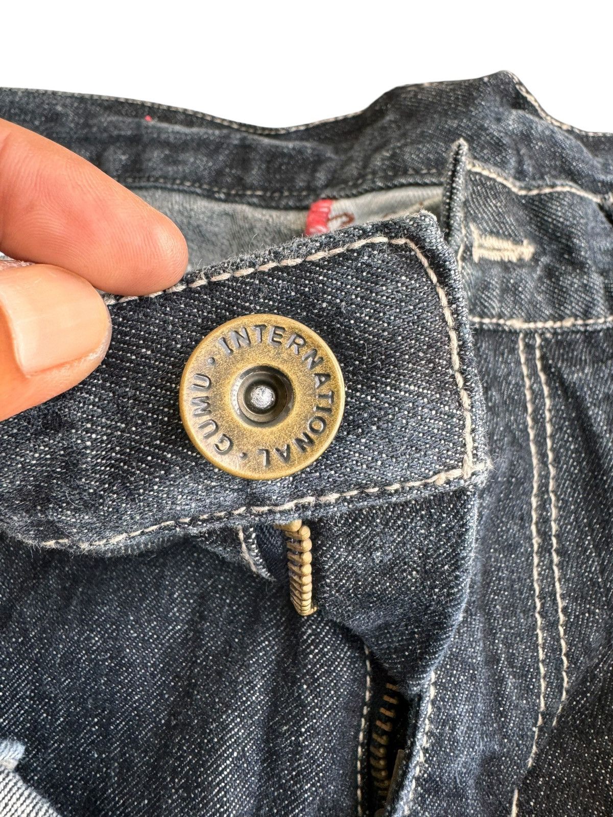 Japanese Brand × Tornado Mart Japanese Brand Gumo International Double Waist Jeans Size US 32 / EU 48 - 10 Thumbnail