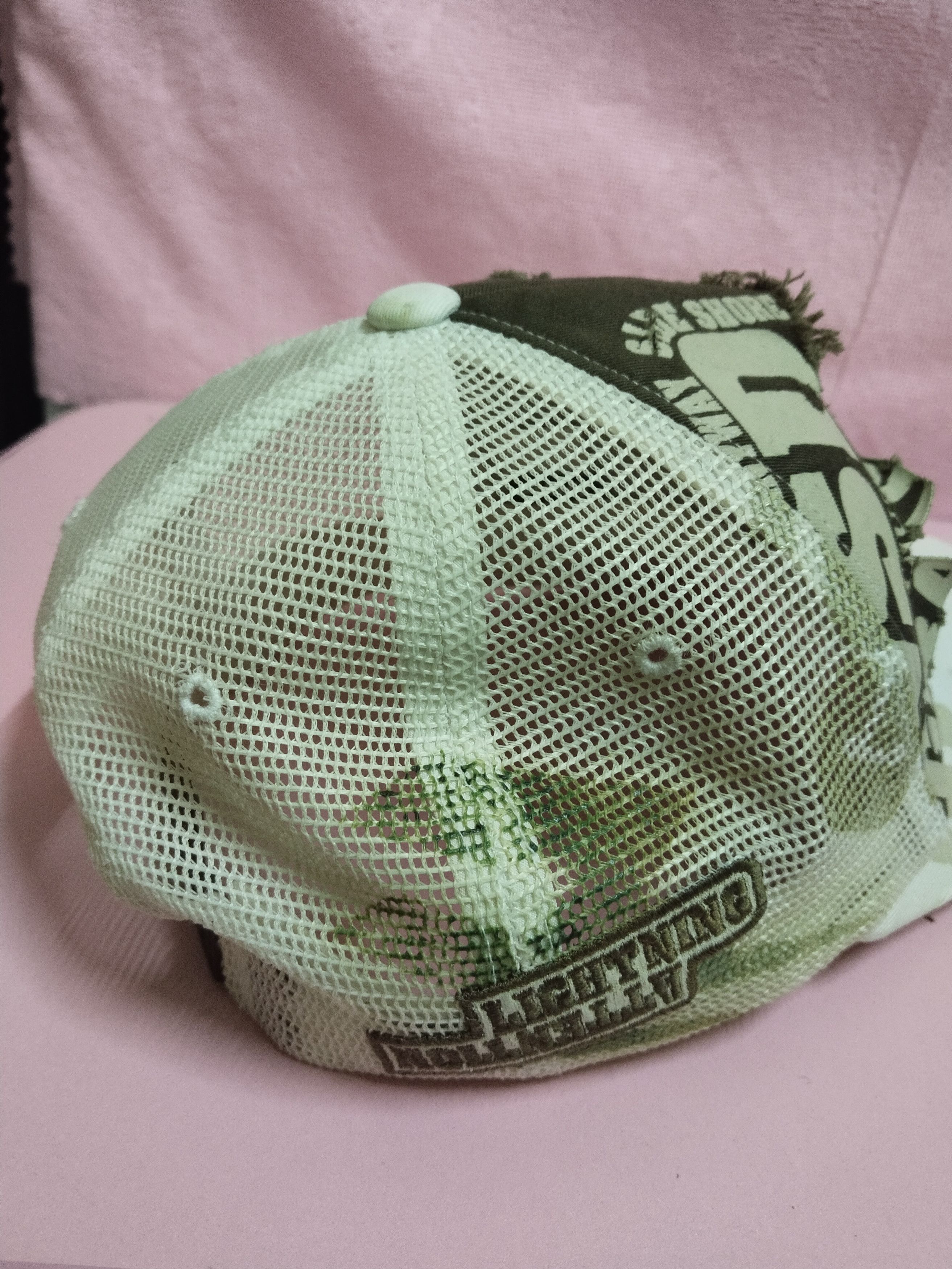 Japanese Brand VINTAGE TOM DISTRESSED SURF BONES TRUCKER HAT Size ONE SIZE - 5 Thumbnail