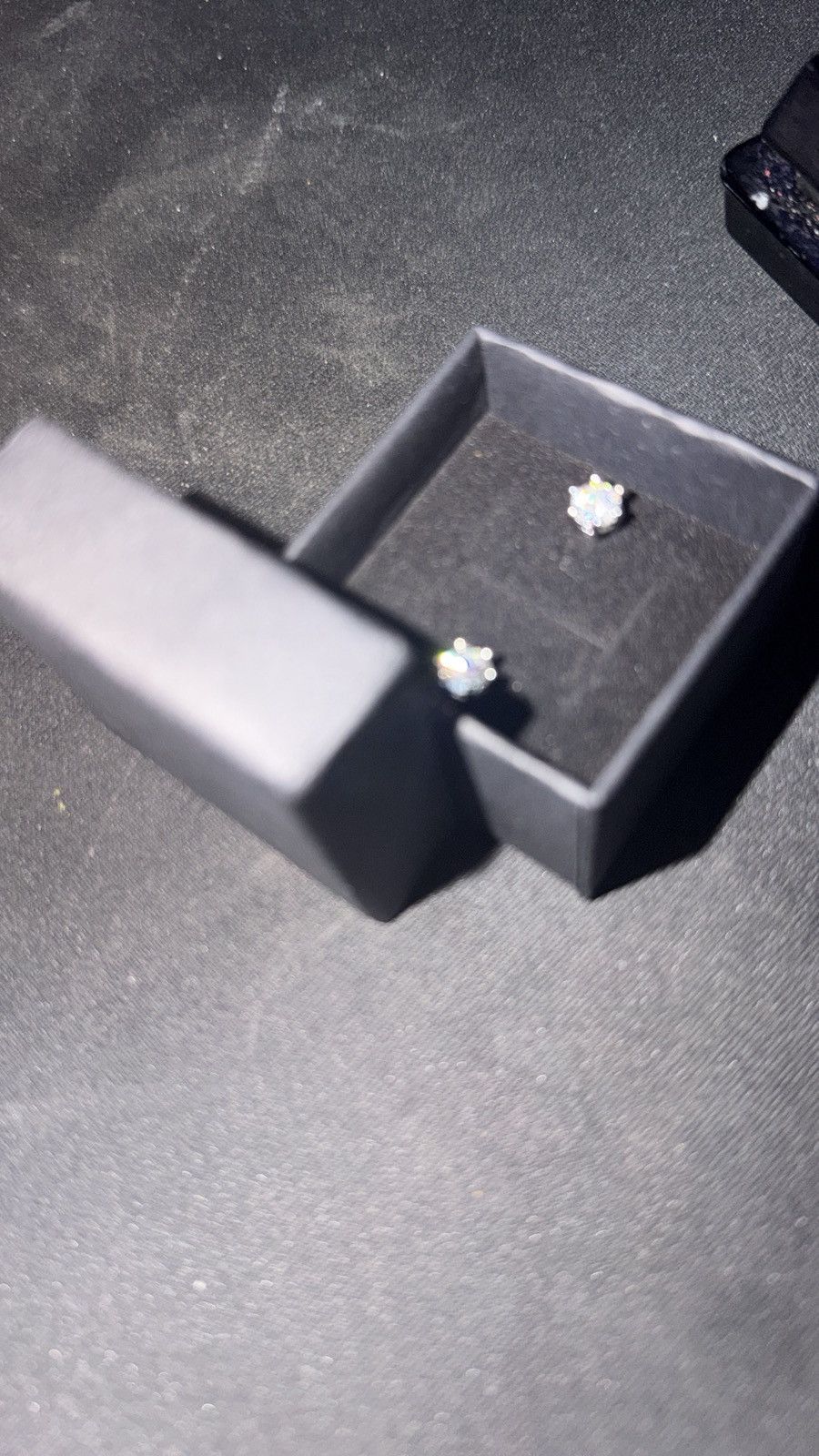Other Elegant Moissanite Silver Stud Earrings Size ONE SIZE - 4 Thumbnail