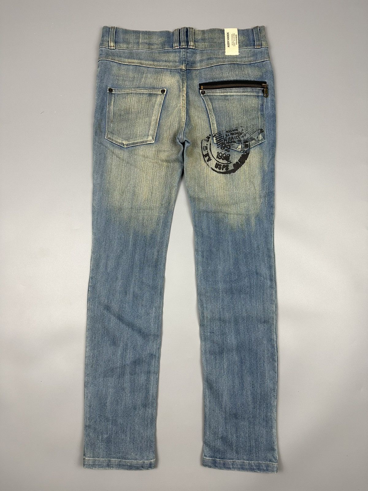 Japanese Brand × Seditionaries 🔥Sexy Sick🔥Agent Knock “Useless Army” Nude Girls Denim Size US 30 / EU 46 - 2 Thumbnail