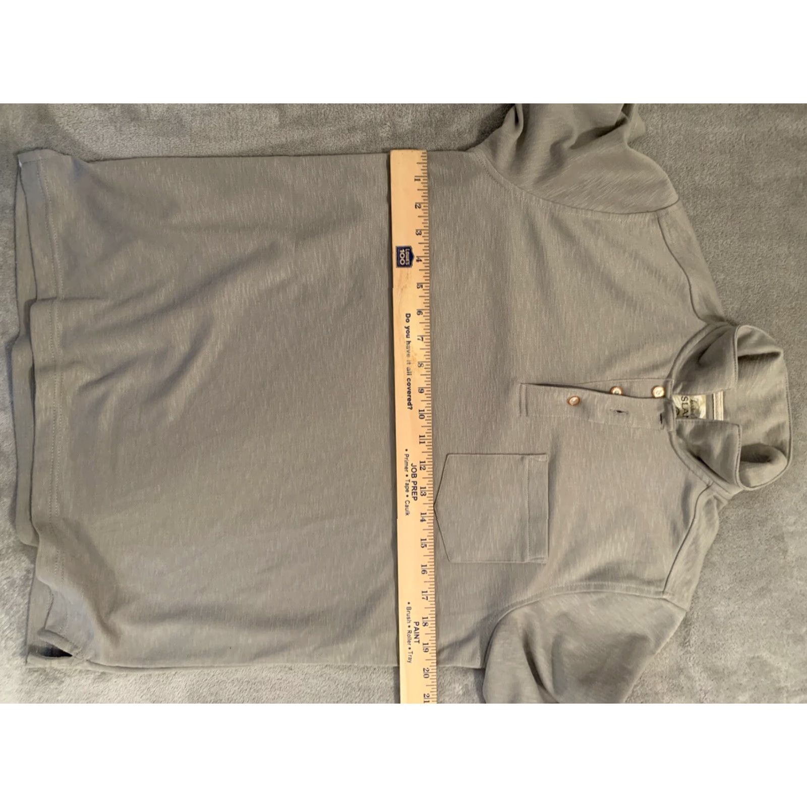 Vintage Tasso Elba Island Button Down Short Sleeve Shirt Gray Polyester Mens Sz S Classic Button down 90s Designer Vintage: No Size US L / EU 52-54 / 3 - 5 Thumbnail