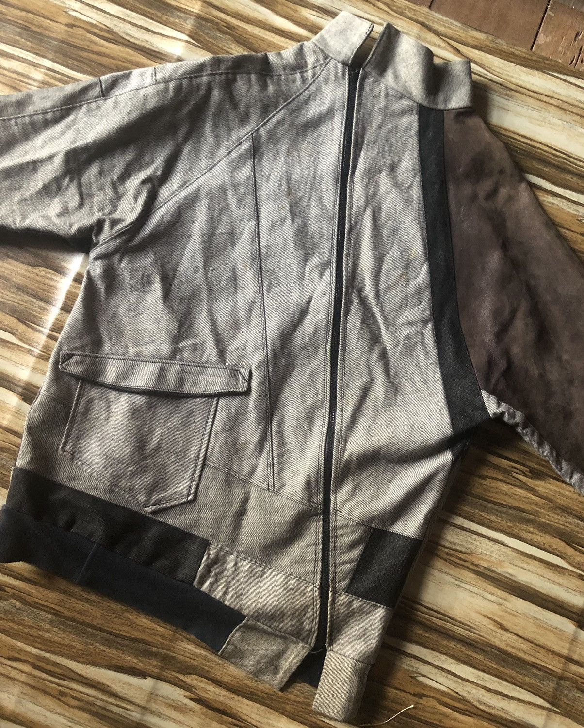 Japanese Brand Custom Asymmetrical Reworked Multi-Paneled Denim KOZABURO Size US M / EU 48-50 / 2 - 3 Thumbnail
