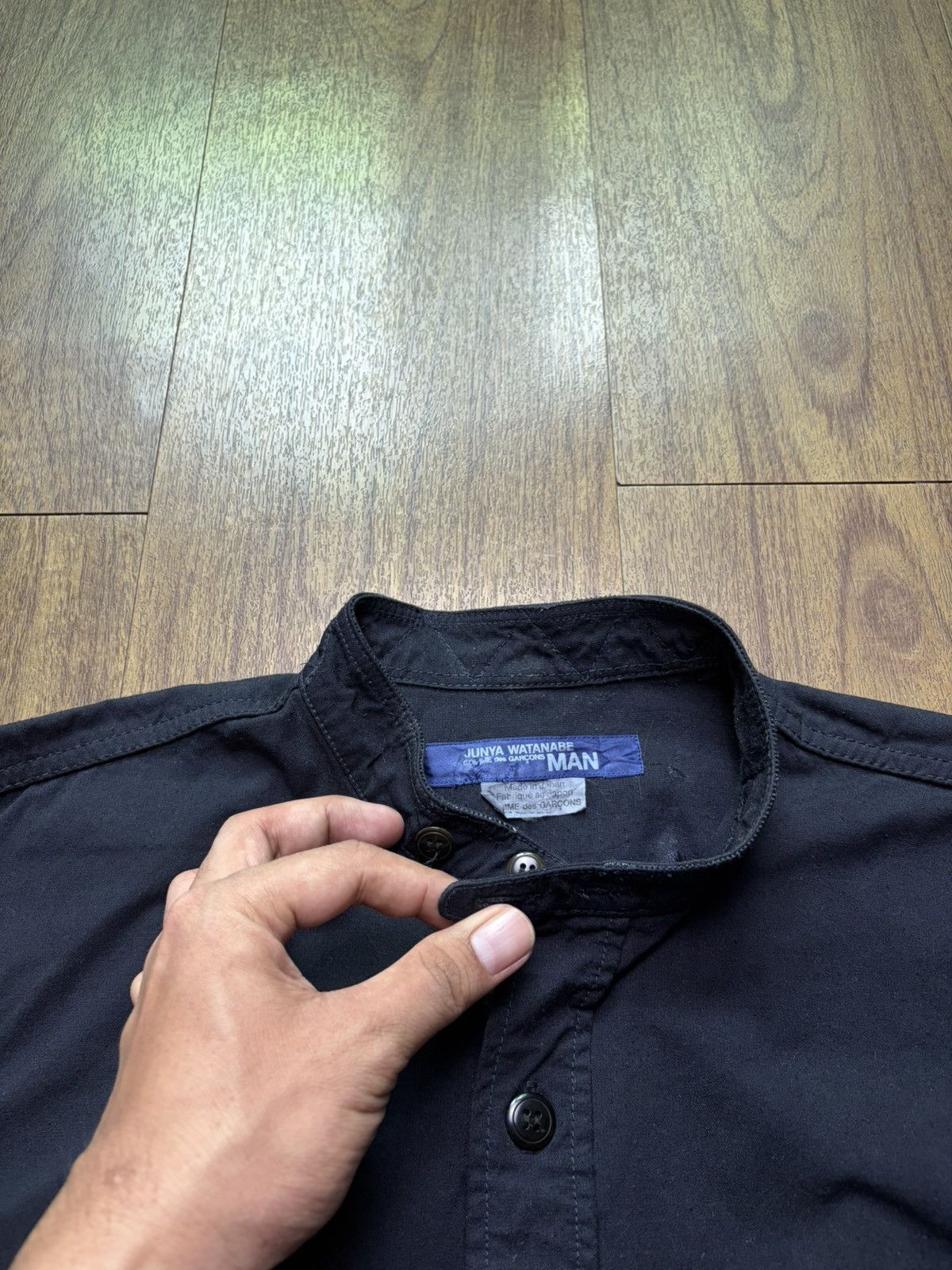 Junya Watanabe FREE TAX! 2017 Shanghai Collar Shoulder Patch Shirt Size US S / EU 44-46 / 1 - 6 Thumbnail