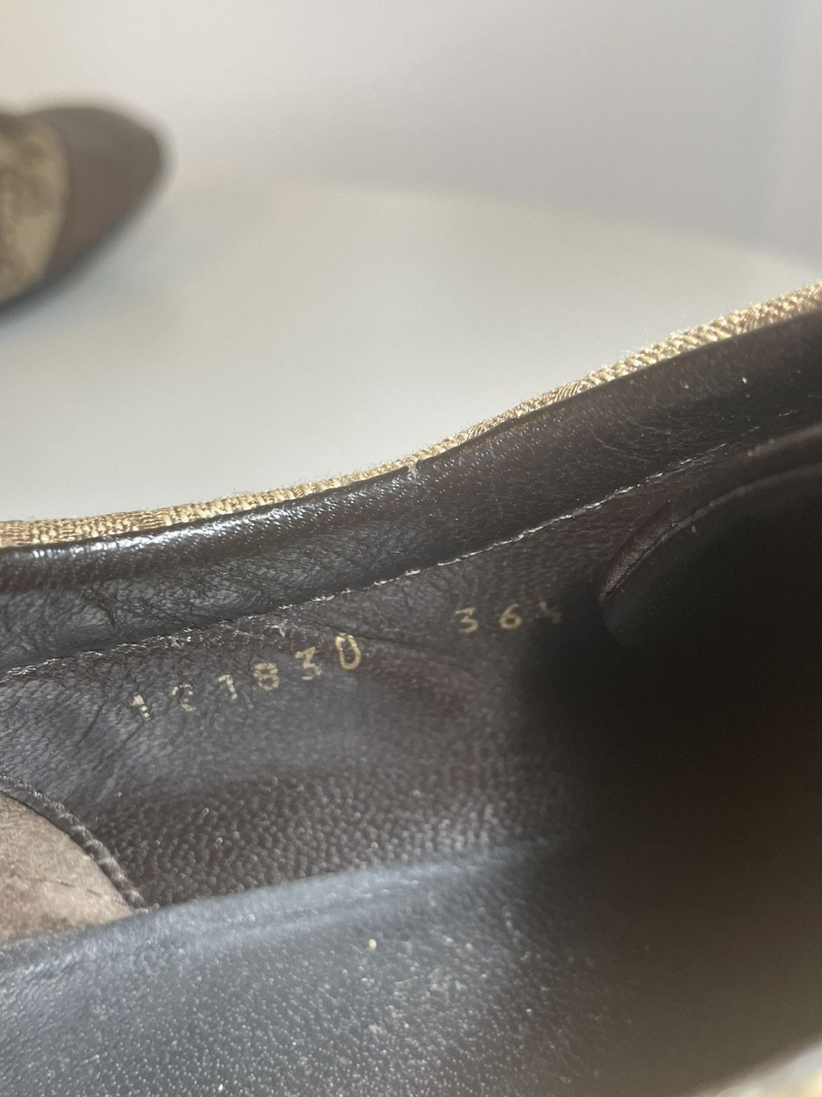 Gucci Gucci Tom Ford Era Brown Monogram Velcro Sneakers Size US 6.5 / IT 36.5 - 3 Thumbnail