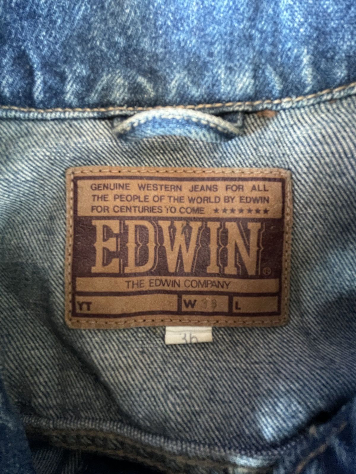 Edwin Vintage Edwin Denim Battle Jacket Size US M / EU 48-50 / 2 - 6 Thumbnail