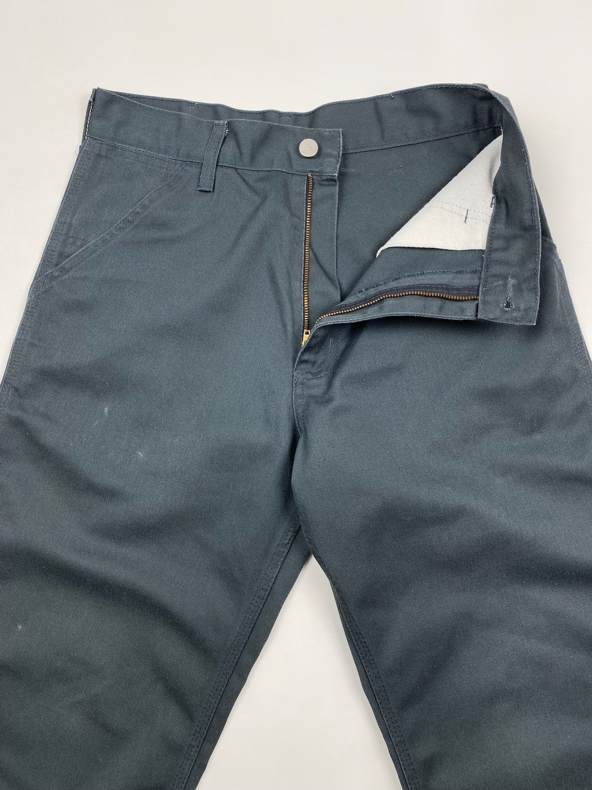 Carhartt 2000’s Vintage Carhartt Asphalt Grey Simple Pants Size US 29 - 4 Thumbnail