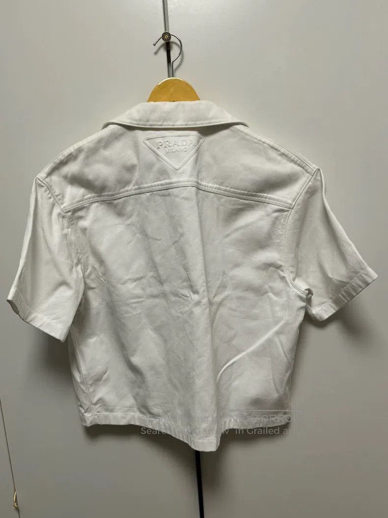 Prada Prada Short-sleeved denim shirt Size US L / EU 52-54 / 3 - 2 Thumbnail