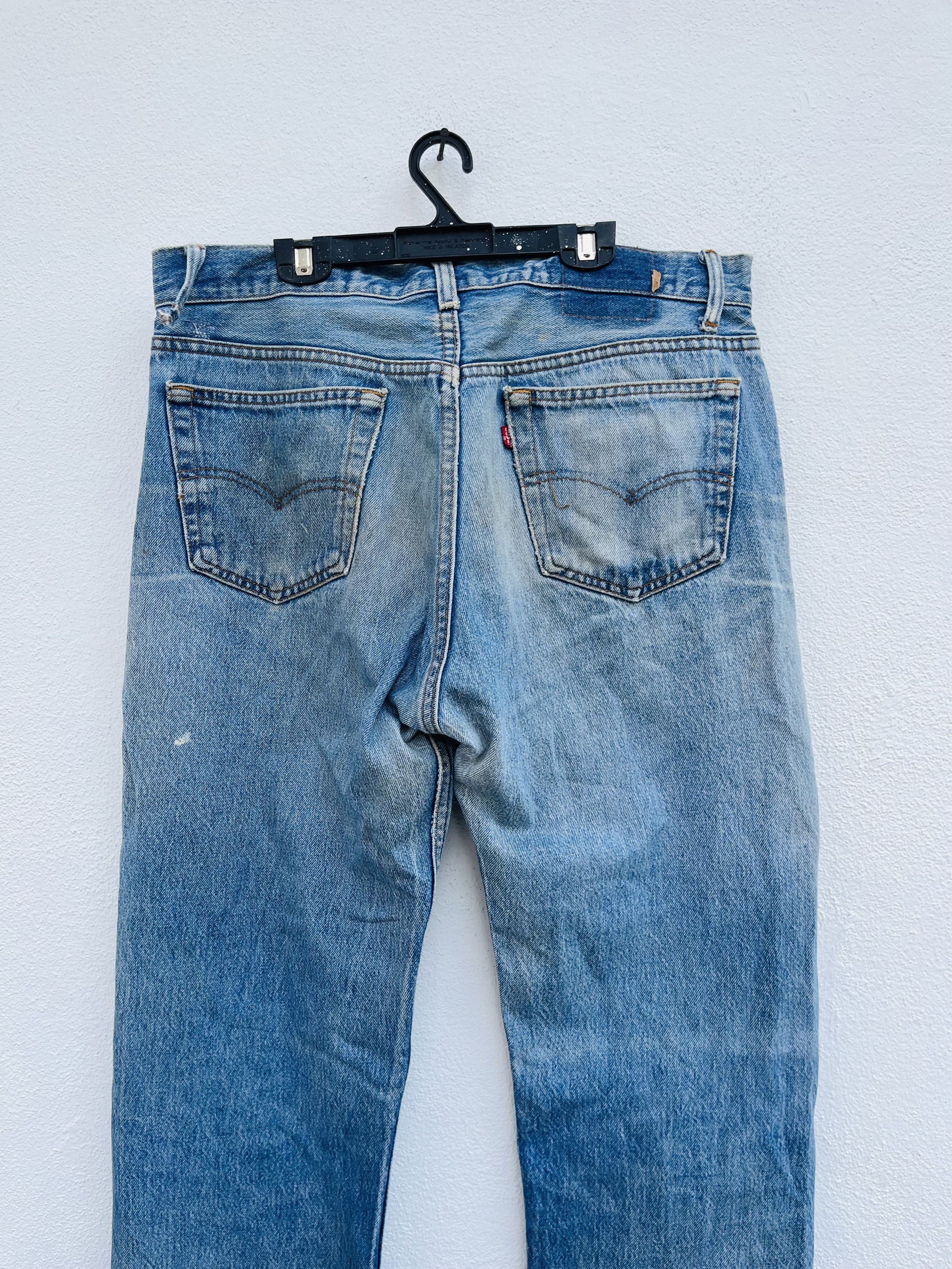 Levi's Vintage Clothing × Vintage Vintage 80s Levis Disressed Designed Fashion Style Size US 32 / EU 48 - 11 Thumbnail