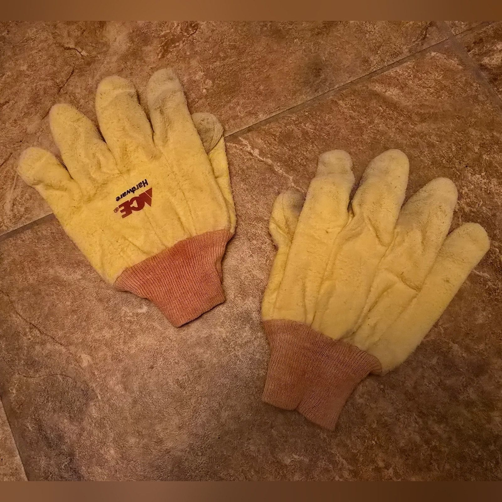 Other Yellow | ACE HARDWARE | Work L Glove Size ONE SIZE - 1 Thumbnail