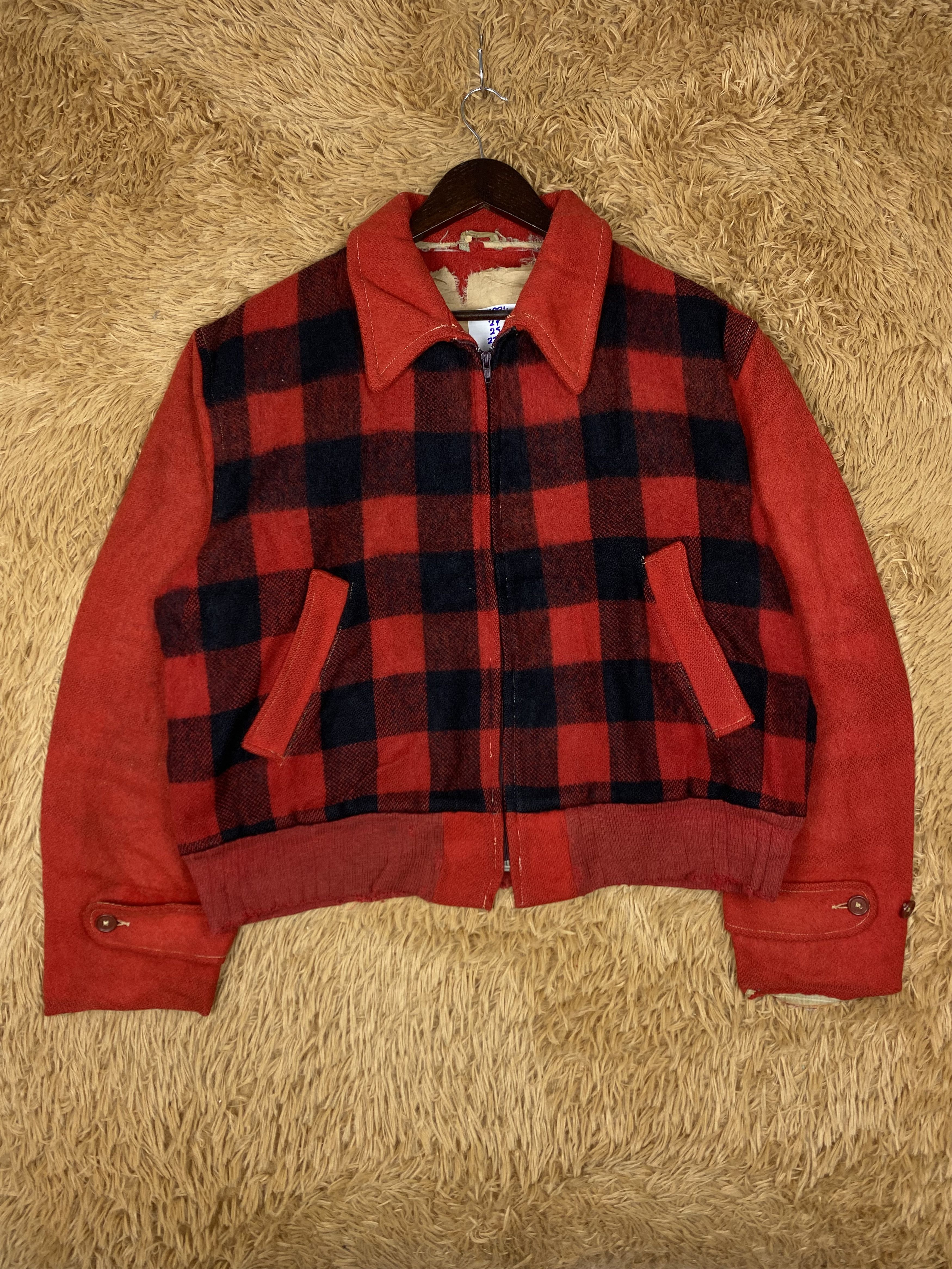 Japanese Brand Vintage Japanese Brand Wool Jacket DJ0394 Size US L / EU 52-54 / 3 - 1 Thumbnail