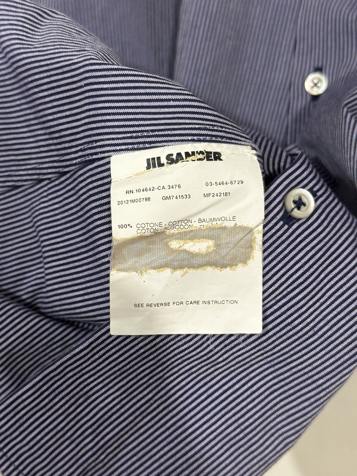 Jil Sander × Raf Simons Jil Sander - Raf Simons - SS12 Size US M / EU 48-50 / 2 - 10 Thumbnail