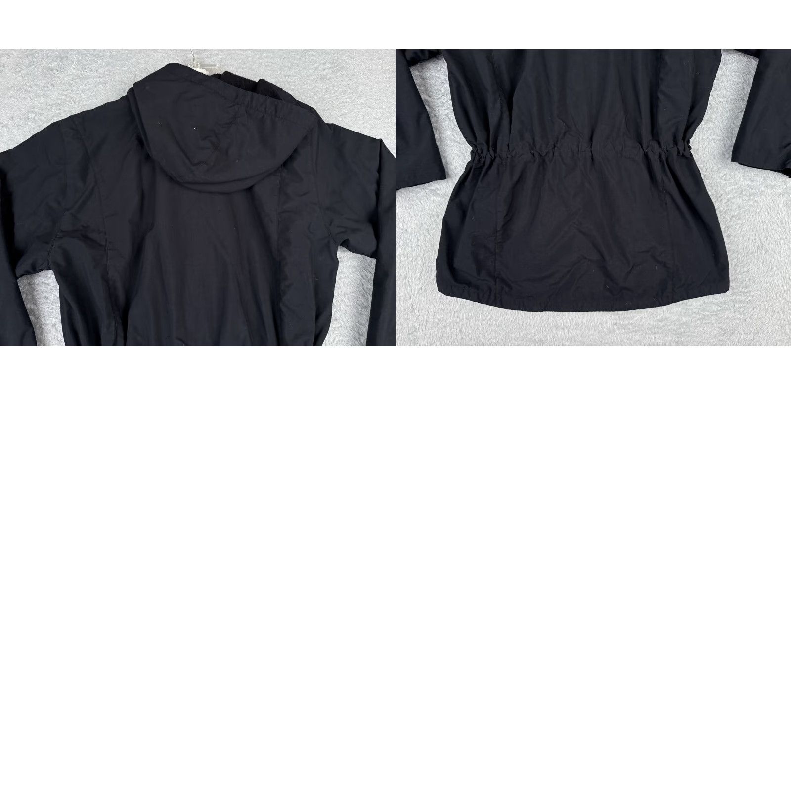 Eddie Bauer Eddie Bauer Jacket Women Medium Black Full Zip Fleece Lined Cinch Polyester Size M / US 6-8 / IT 42-44 - 9 Thumbnail