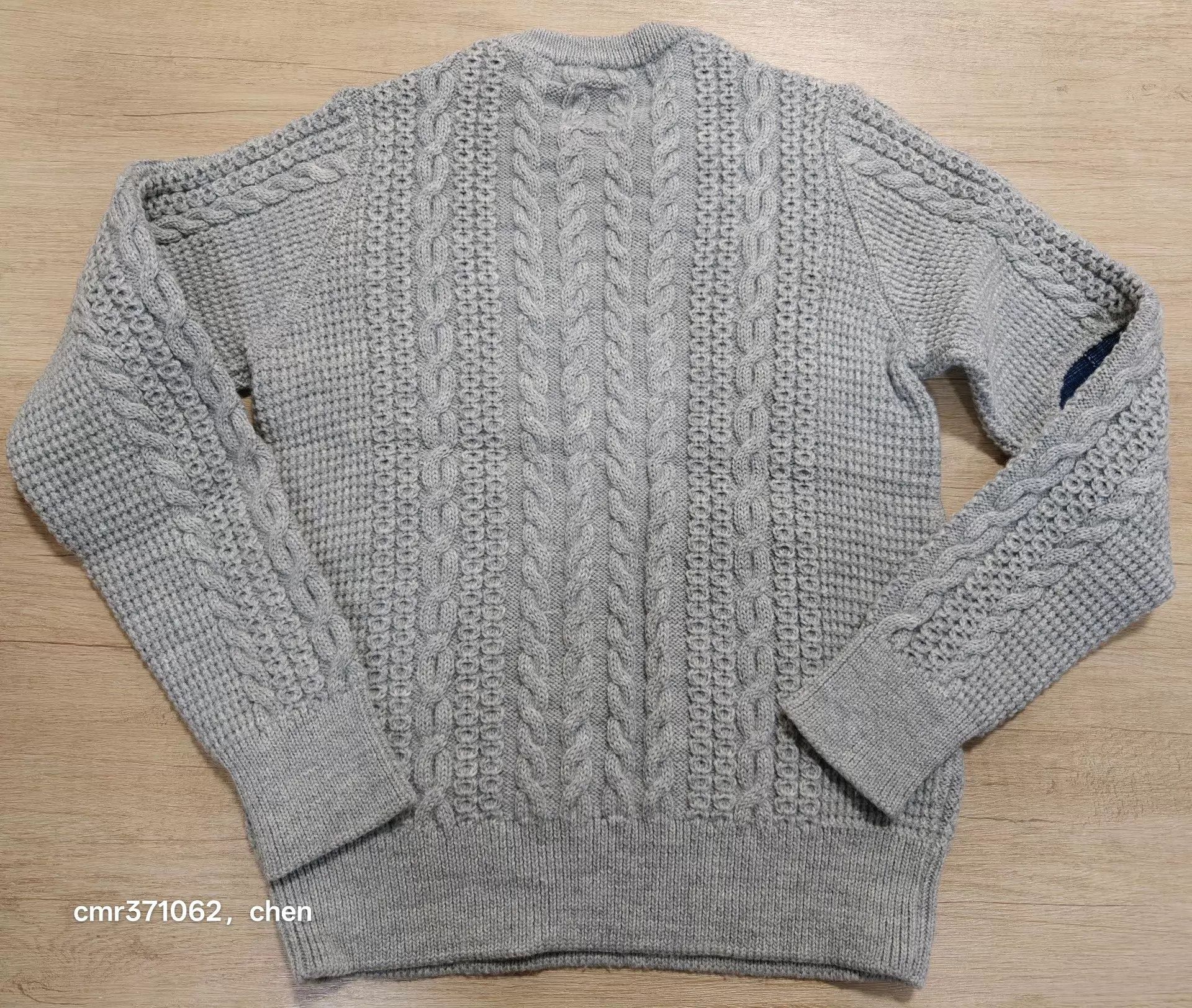 Visvim visvim 18AW spot fisherman cable knit grey size 1 Size US S / EU 44-46 / 1 - 6 Thumbnail
