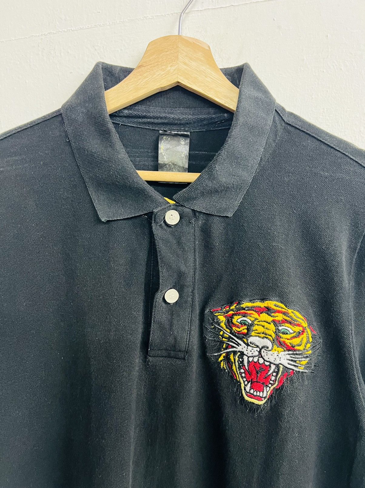 Christian Audigier Ed Hardy Tiger Embroidery Polo by Christian Audigier Size US L / EU 52-54 / 3 - 2 Thumbnail
