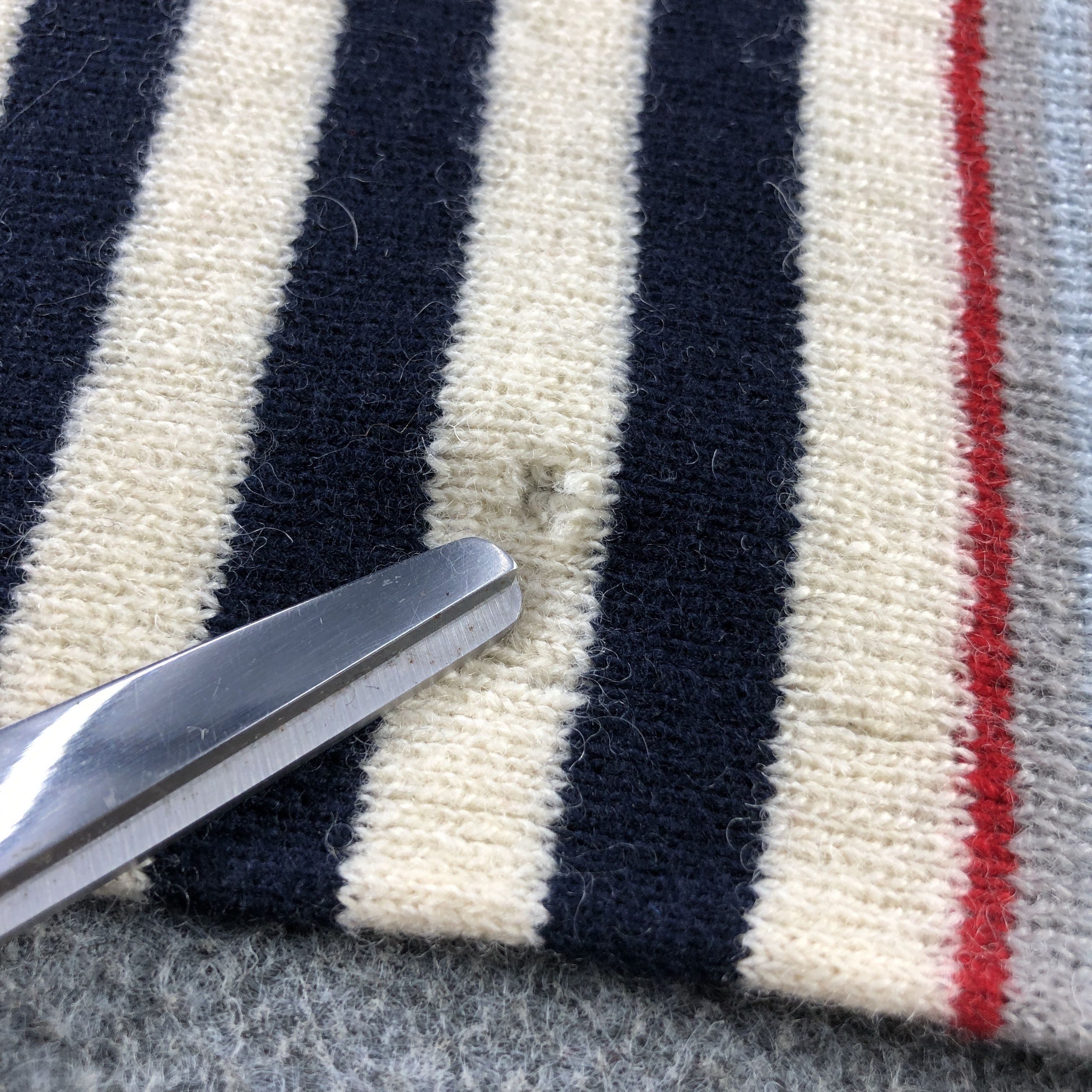 Courreges Courreges Striped Wool Scarf Muffler V2956 Size ONE SIZE - 13 Thumbnail